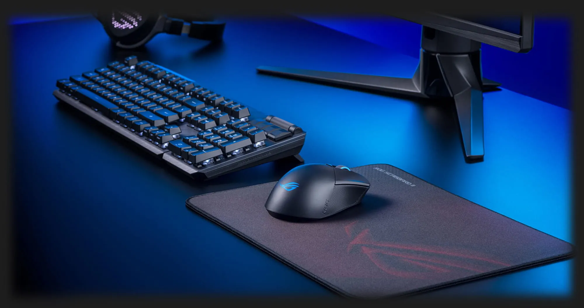 Игровая поверхность ASUS ROG Scabbard II Medium (Black) (UA)