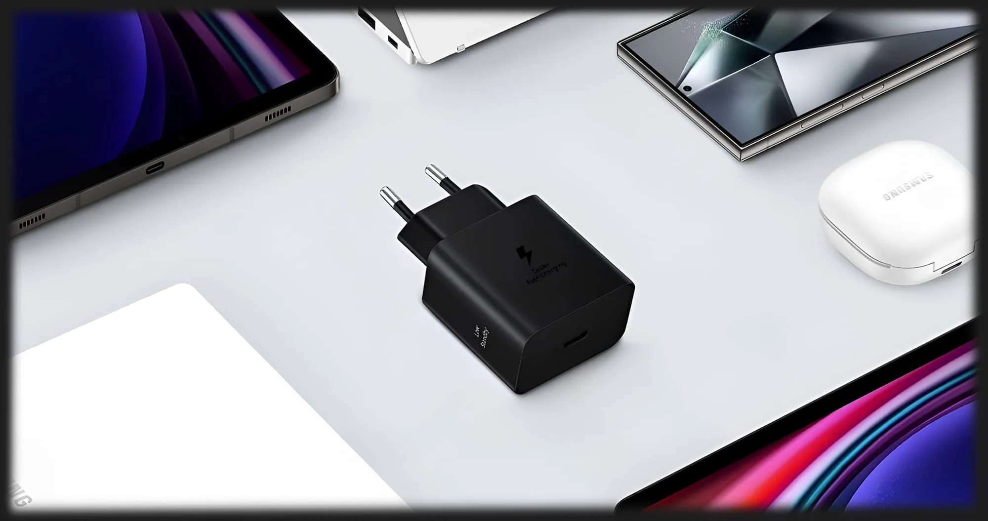 Блок питания Samsung 45W Travel Adapter (with Type-C cable) (Black)