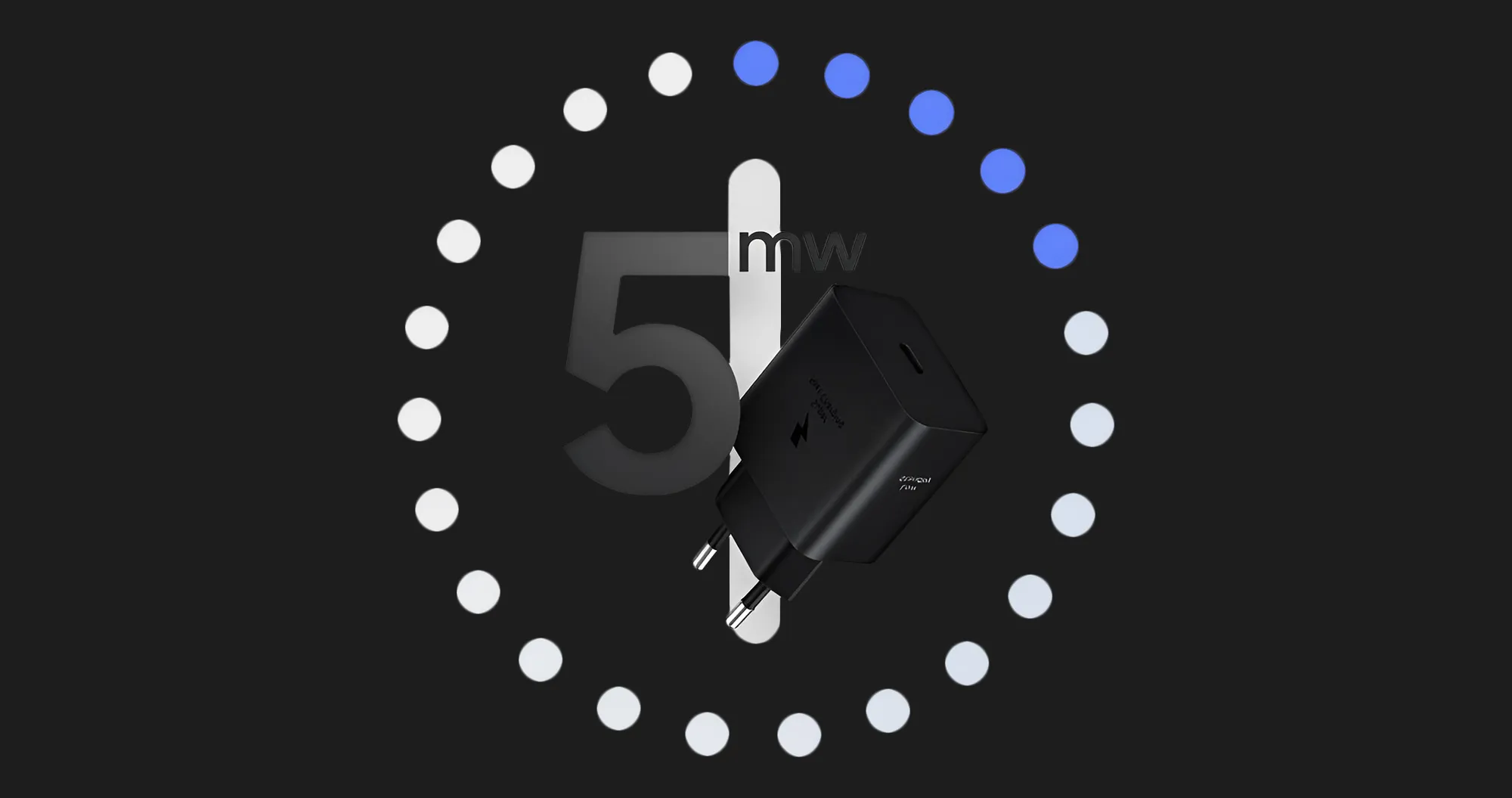 Блок питания Samsung 45W Travel Adapter (with Type-C cable) (Black)