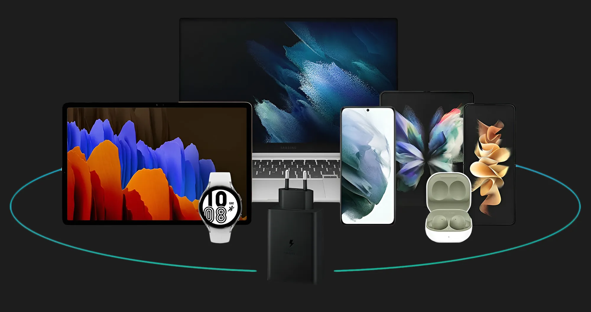 Блок живлення Samsung 65W Power Adapter Trio (Black)