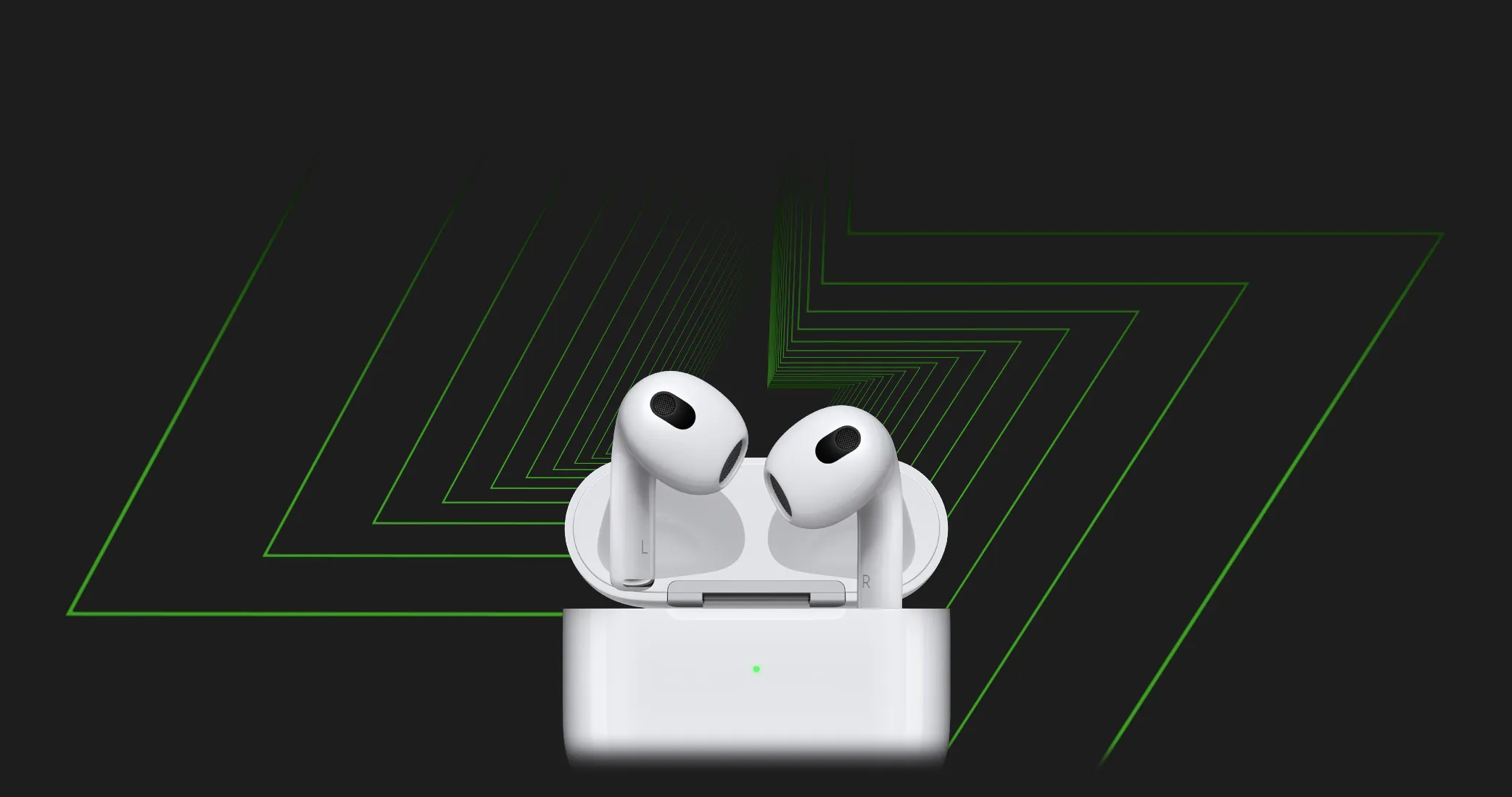 б/у Apple AirPods 3 with Lightning Charging Case (MPNY3)