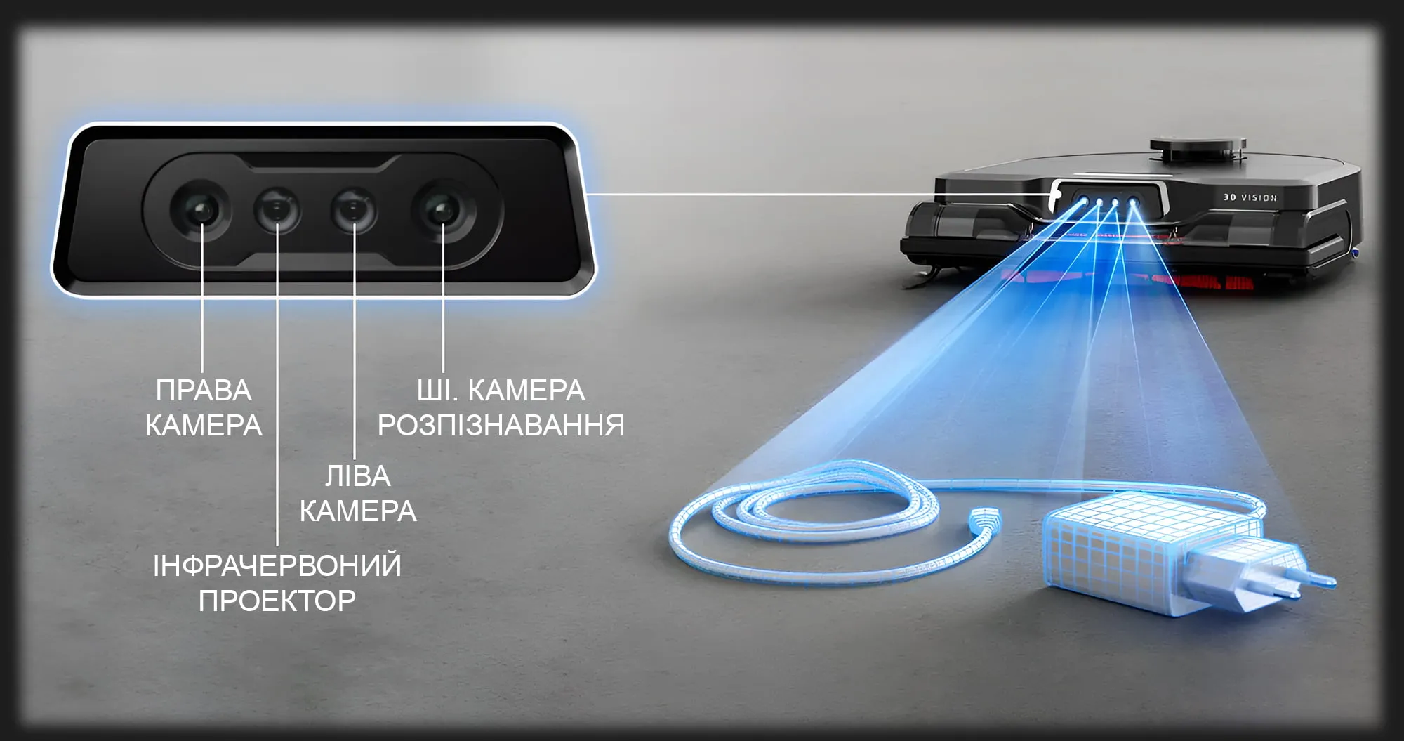 Робот-пылесос Rowenta X-PLORER Serie 240+ Animal / Allergy Model (Black) (UA)