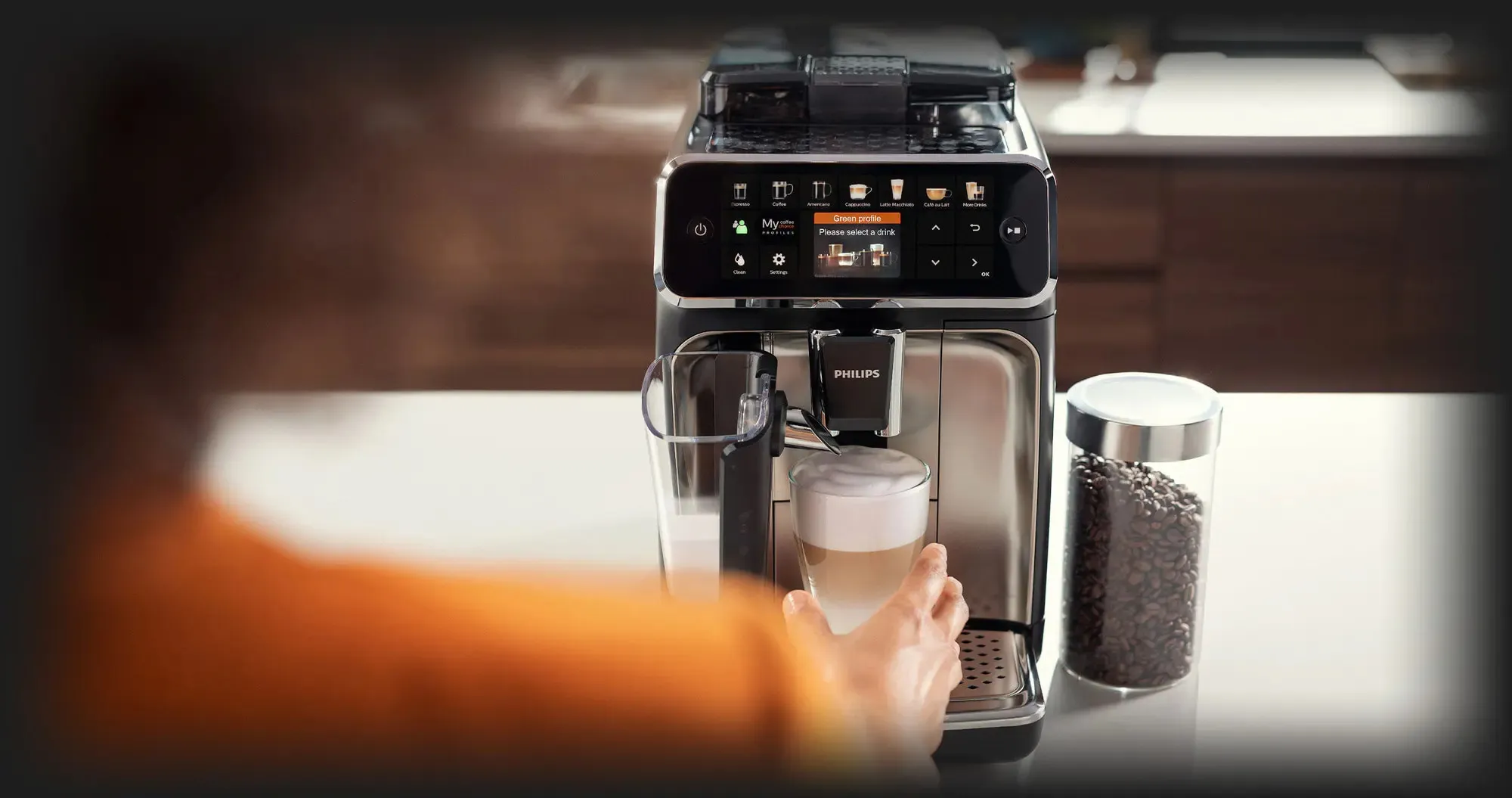 Кофемашина Philips Series 5500 (Black) (EU)