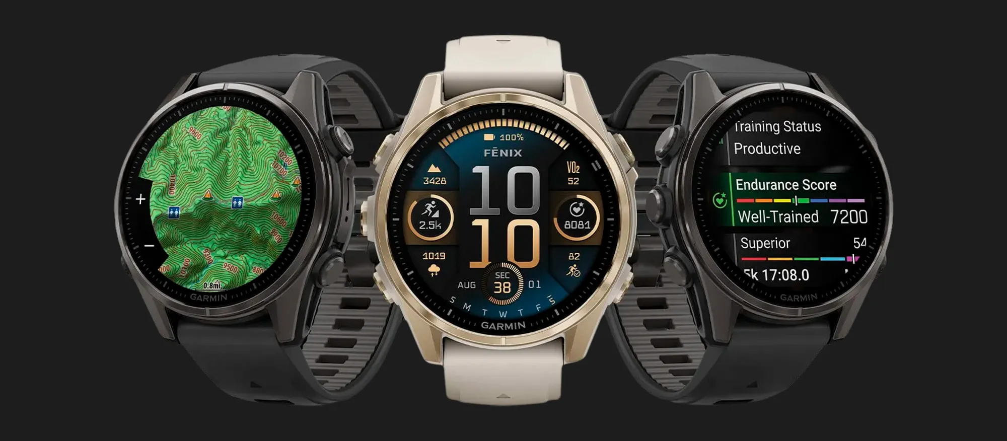 Garmin Fenix 8 47mm AMOLED Sapphire Titanium with Titanium Band