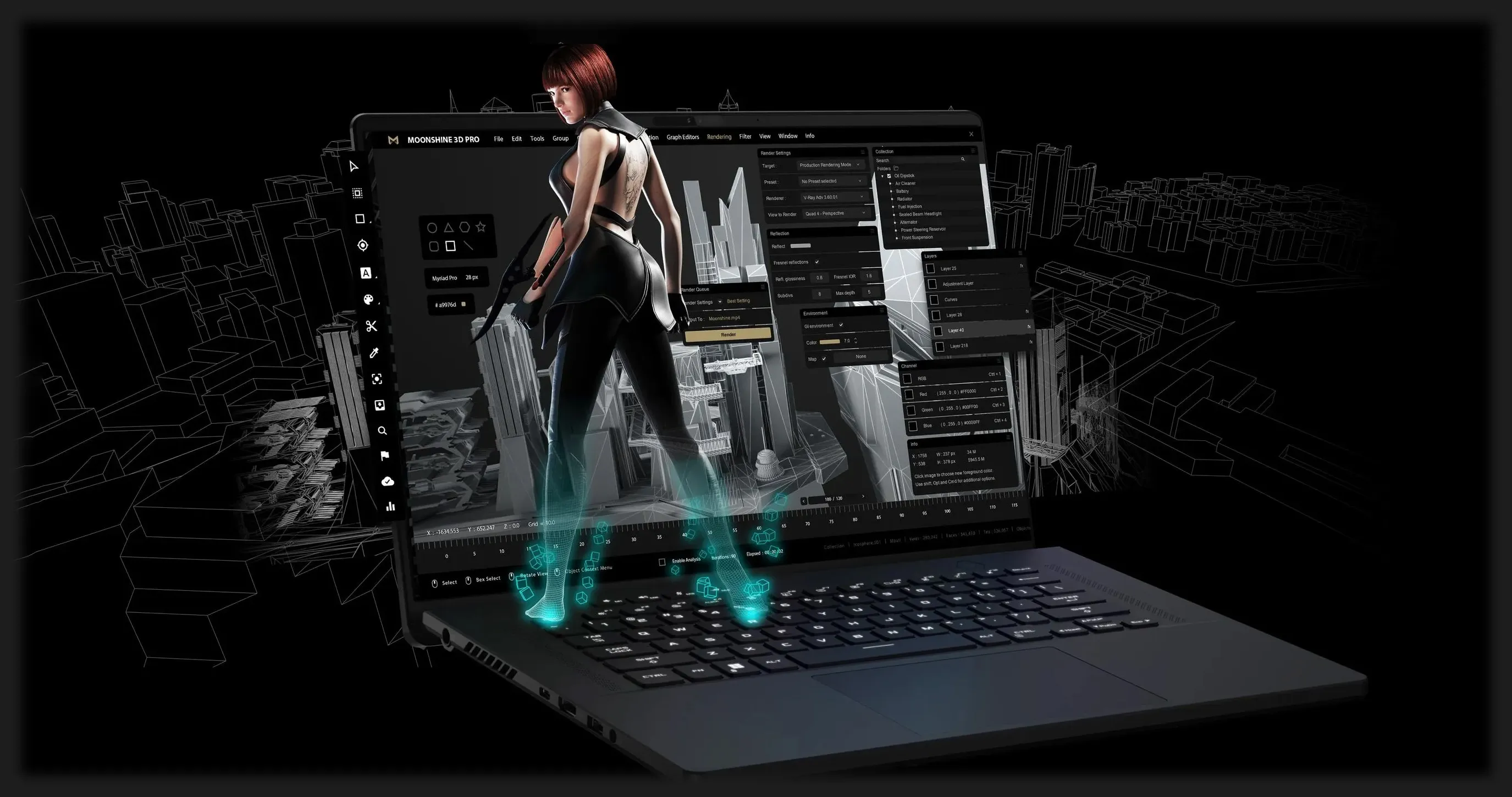 Ноутбук Asus ROG Zephyrus M16 GU603ZX (Intel Core i9/32GB/2TB (SSD)/RTX 3080 TI) (GU603ZX-XS97) (Standard)