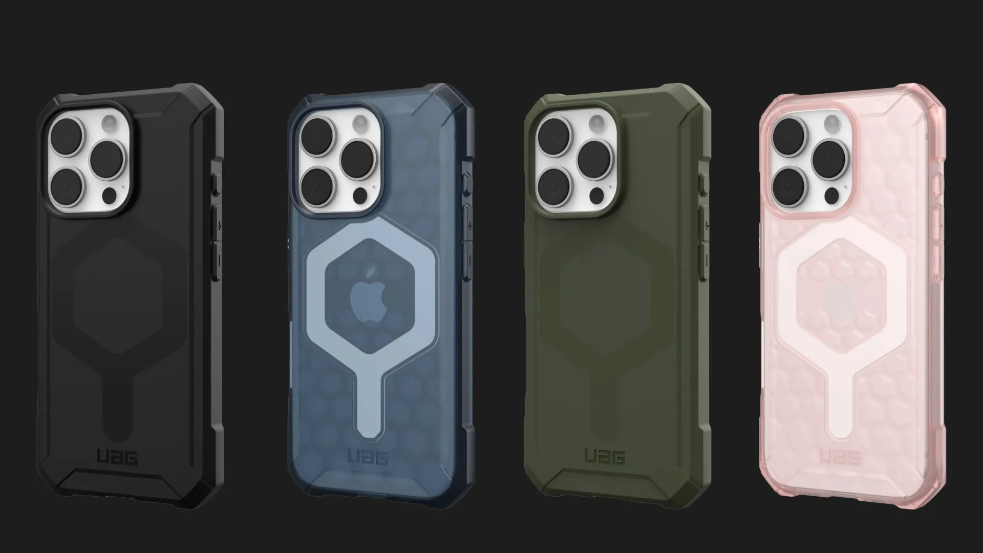 Чохол UAG Essential Armor Magsafe для iPhone 16 Pro (Black)