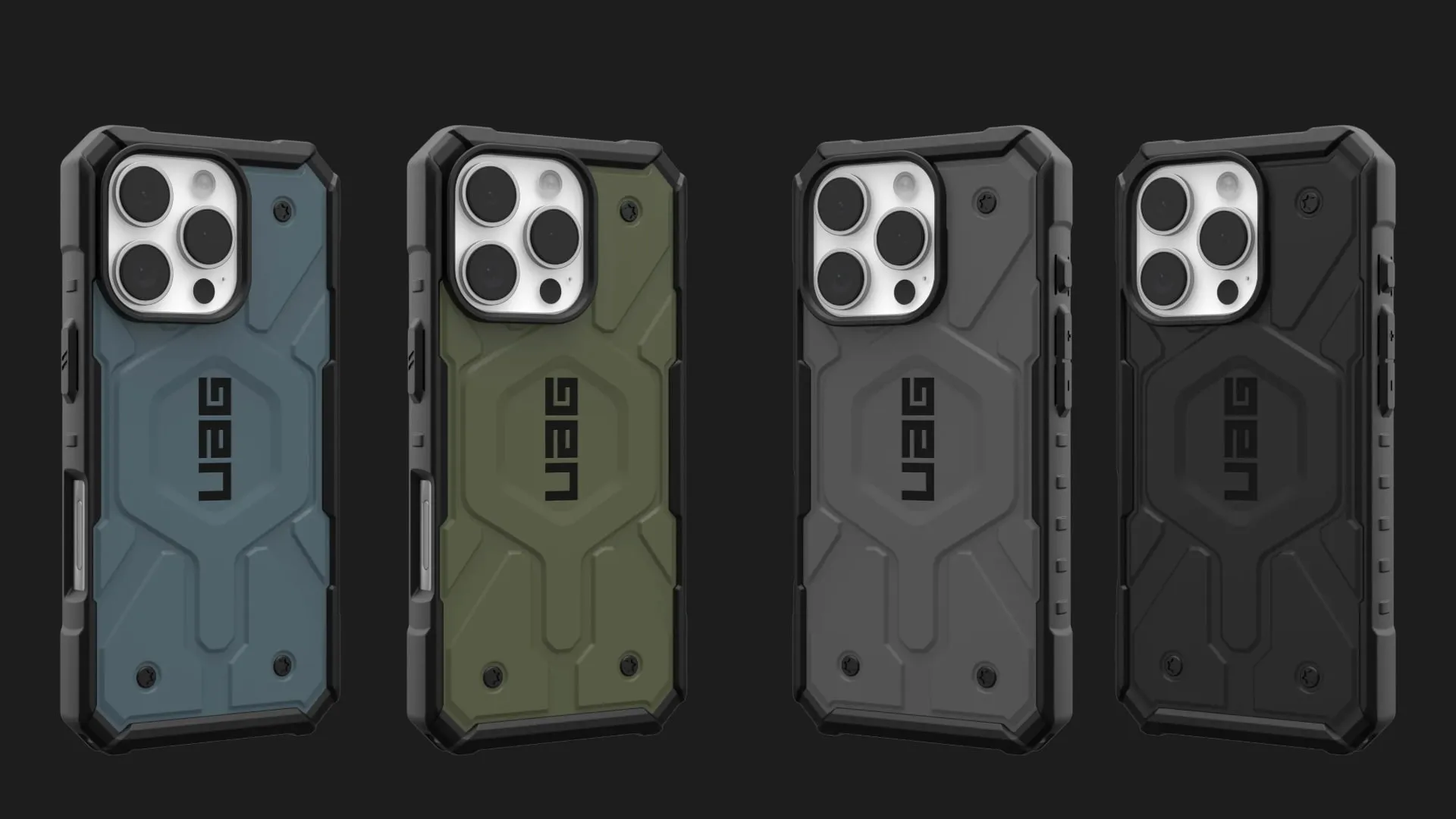 Чехол UAG Pathfinder Magsafe для iPhone 16 Pro (Black)