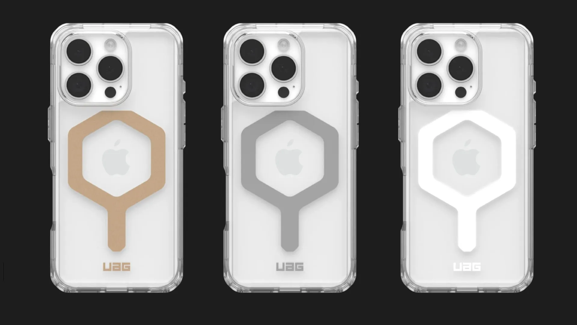 Чохол UAG Plyo Magsafe для iPhone 16 Pro (Ice/Gold)