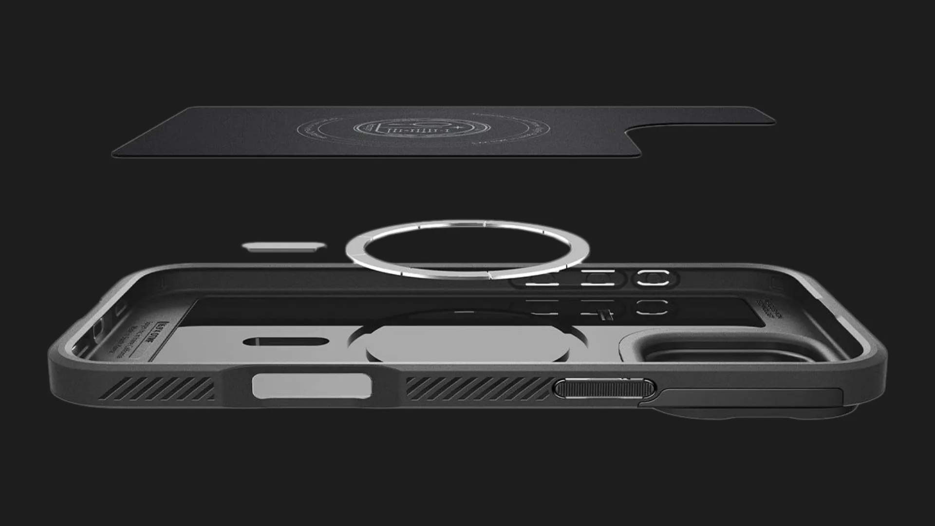 Чохол Spigen Optik Armor MagSafe для iPhone 16 Pro (Black)