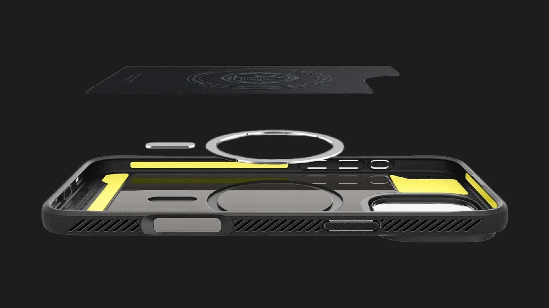 Чехол Spigen Mag Rugged Armor MagSafe для iPhone 16 Pro Max (Matte Black)