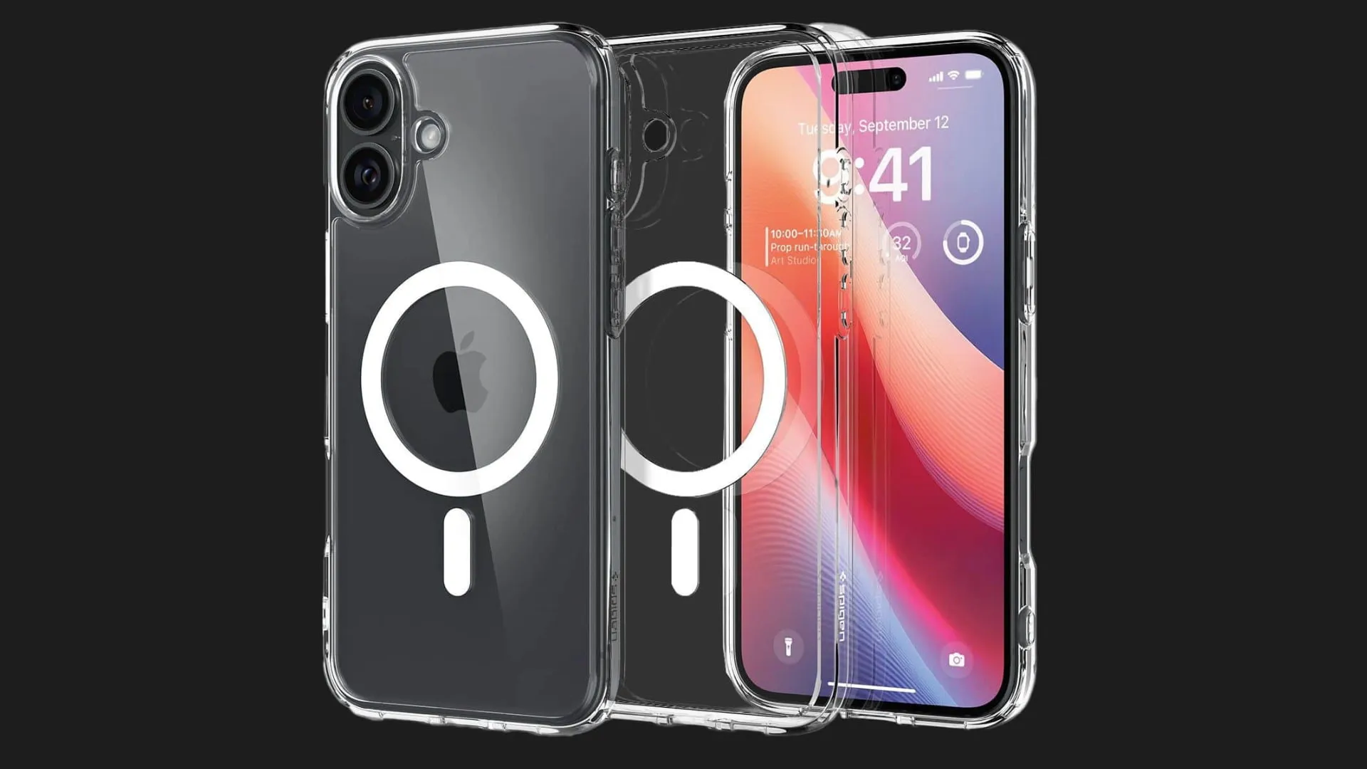 Чохол Spigen Ultra Hybrid для iPhone 16E (Crystal Clear)
