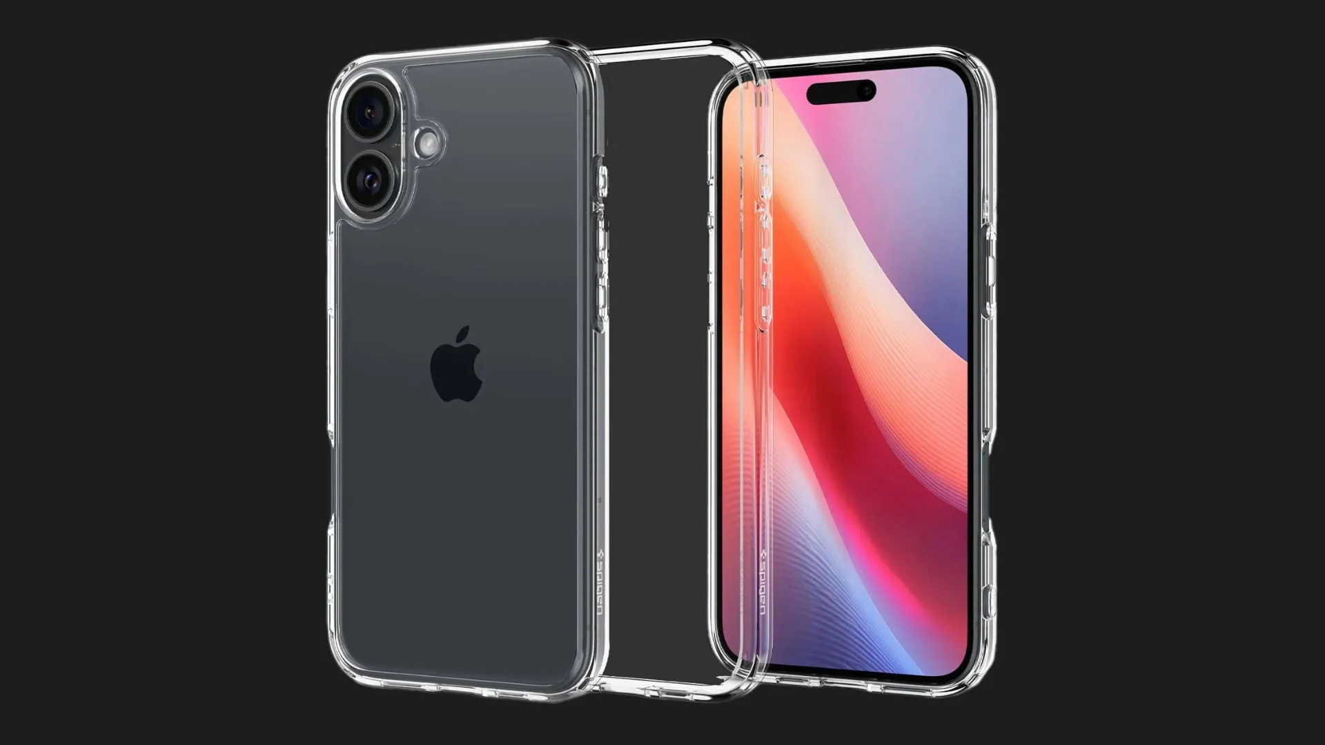 Чехол Spigen Ultra Hybrid для iPhone 16 (Crystal Clear)