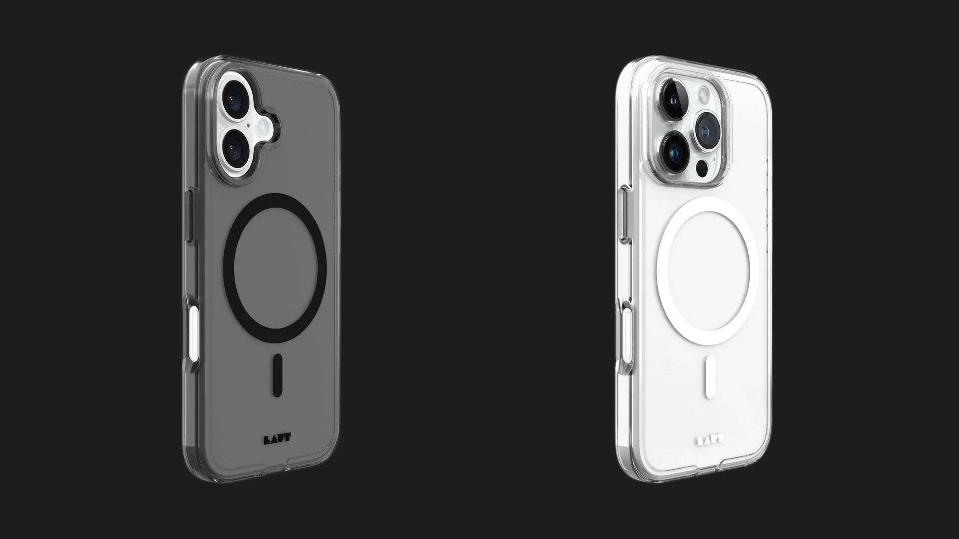 Чехол LAUT CRYSTAL-M MagSafe для iPhone 16 (Black)