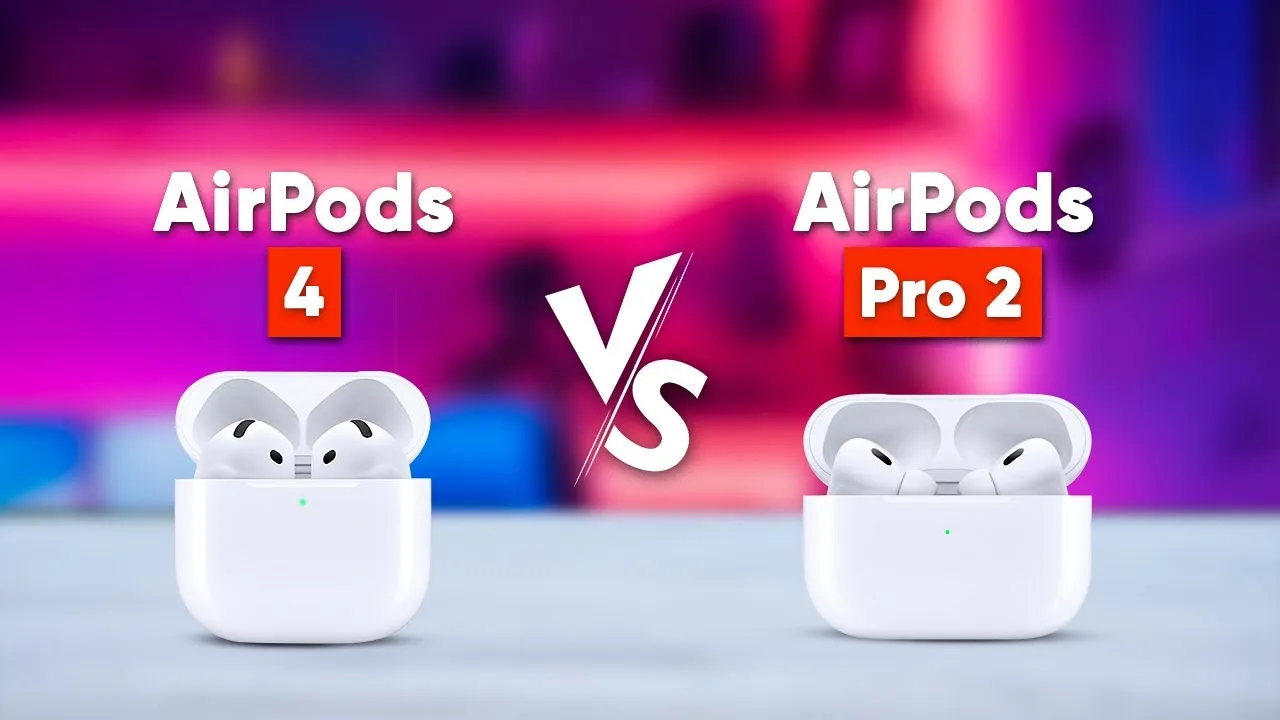AirPods 4 проти AirPods Pro 2