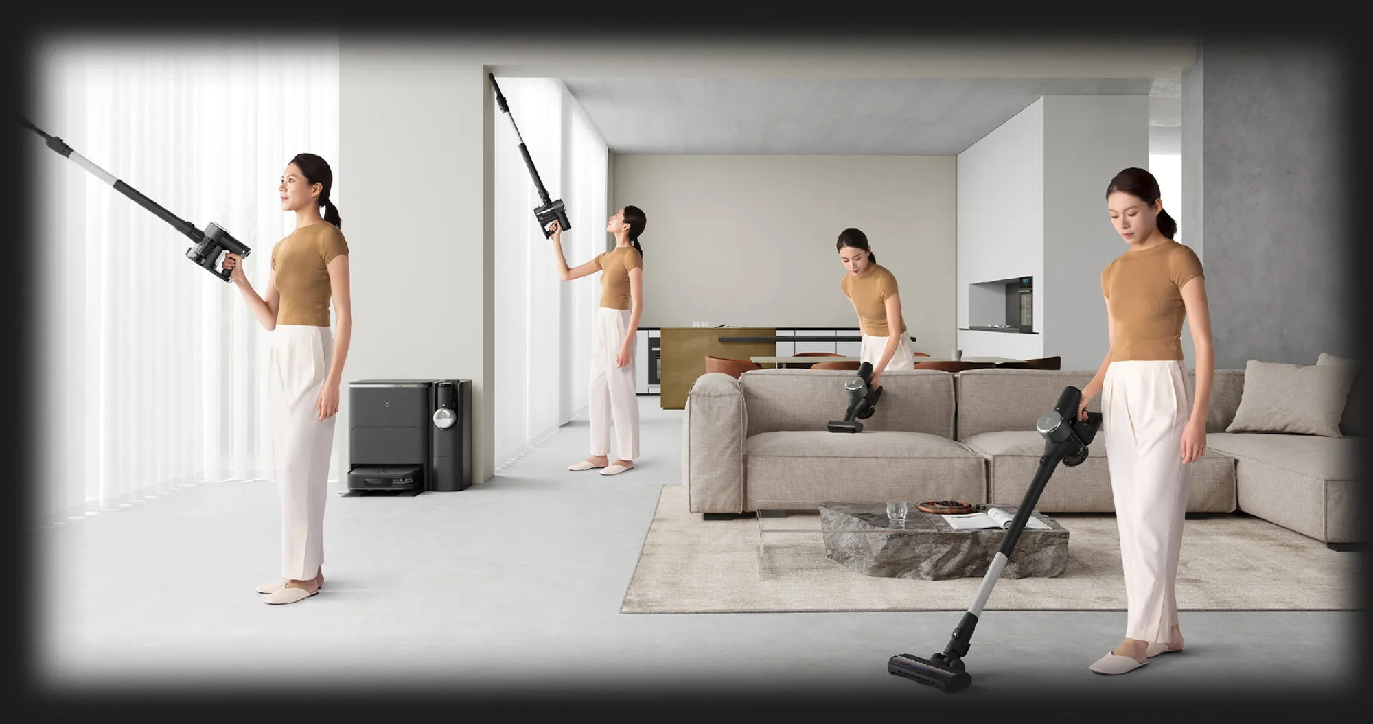 Робот-пылесос Ecovacs Deebot Ozmo X2 Combo (Black) (UA)