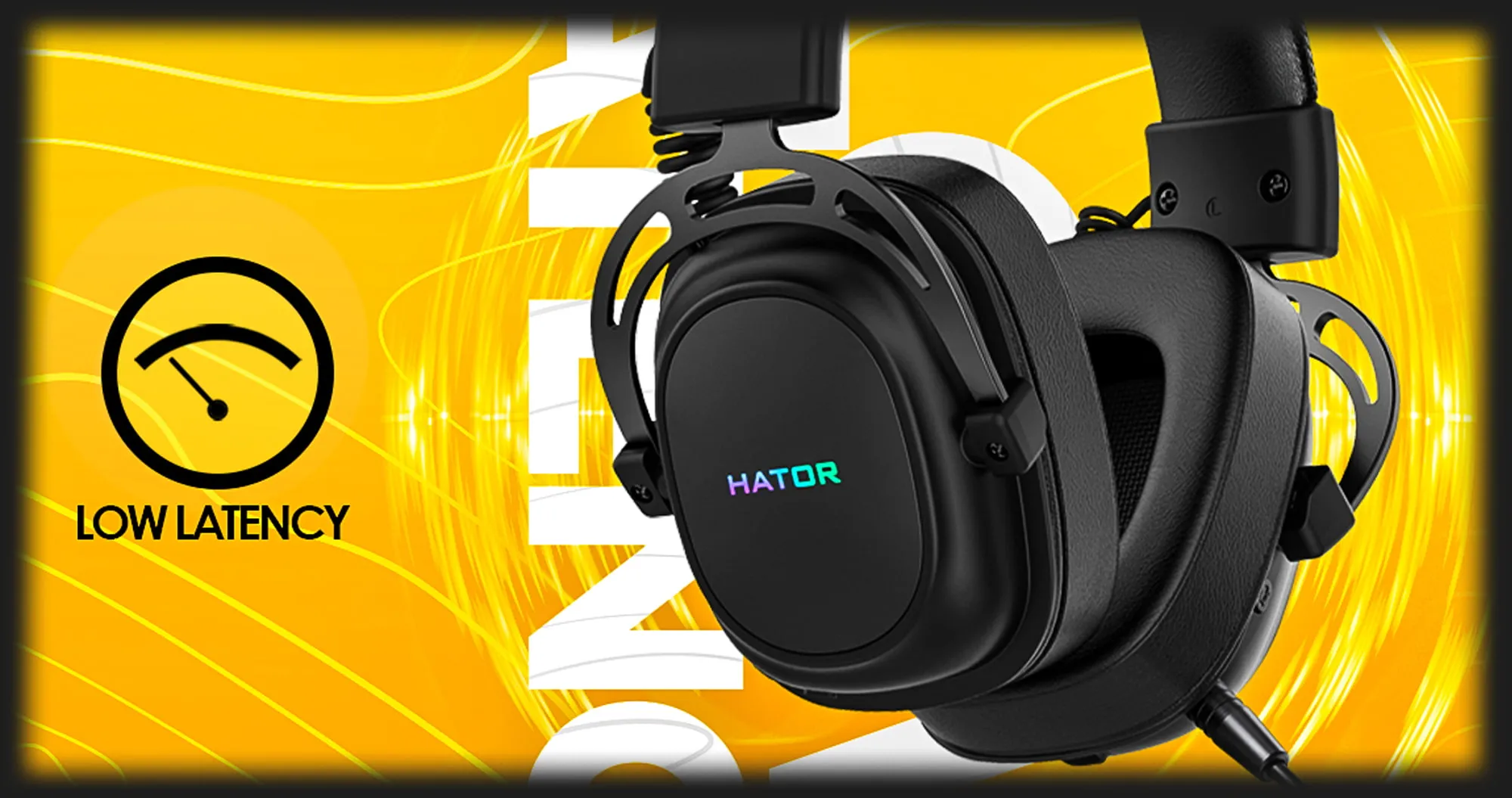 Игровая гарнитура Hator Hypergang 2 Wireless Tri-mode (Black) (HTA-950) (UA)