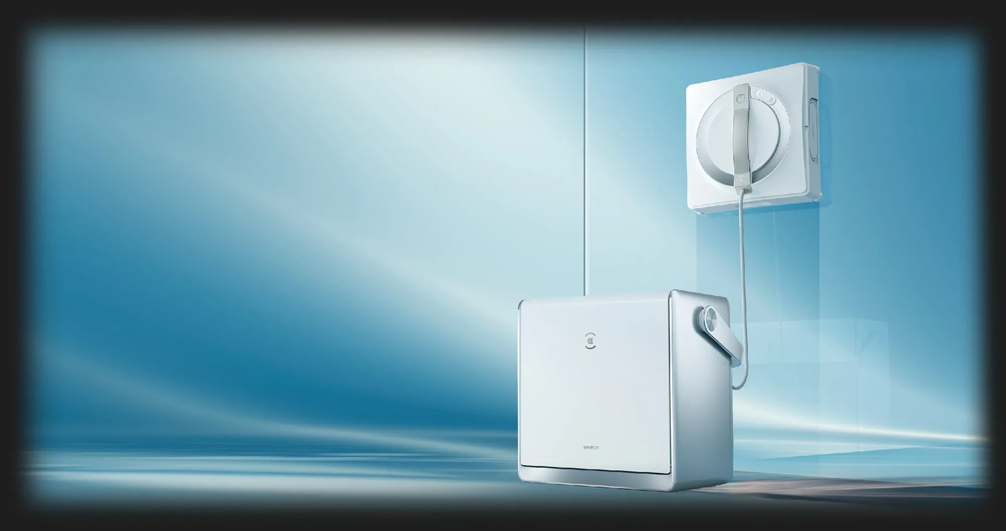 Робот-пилосос для миття вікон Ecovacs Winbot W2 Omni (White) (UA)