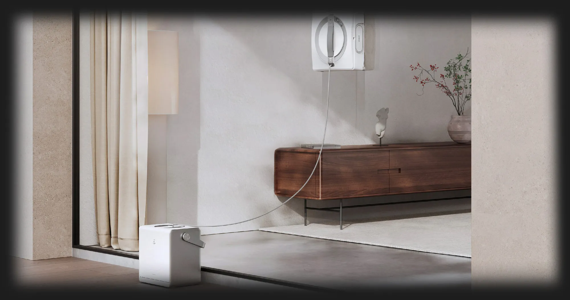 Робот-пилосос для миття вікон Ecovacs Winbot W2 Omni (White) (UA)