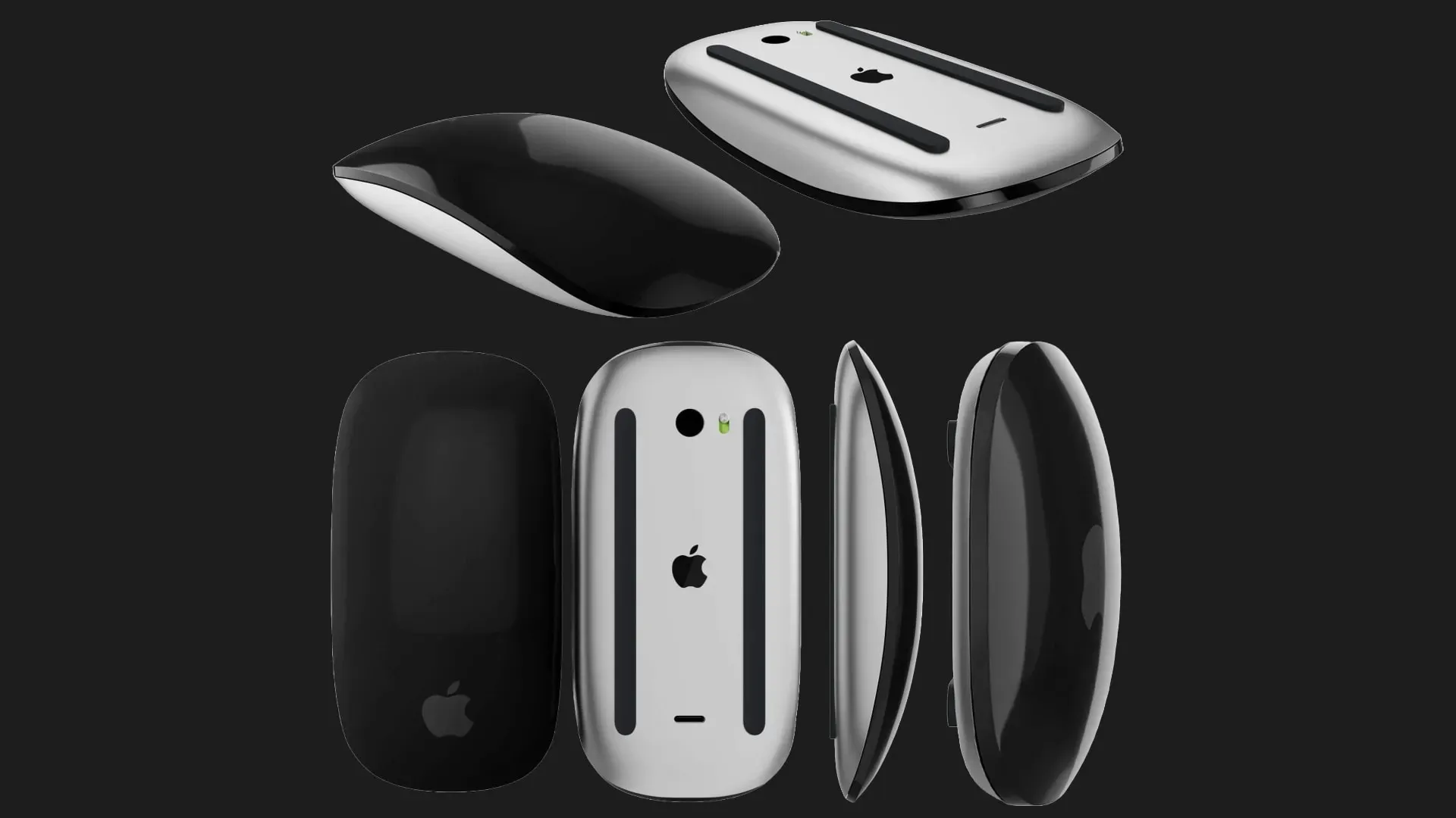Миша Apple Magic Mouse USB‑C (White) (2024) (MXK53) (Уцінка)