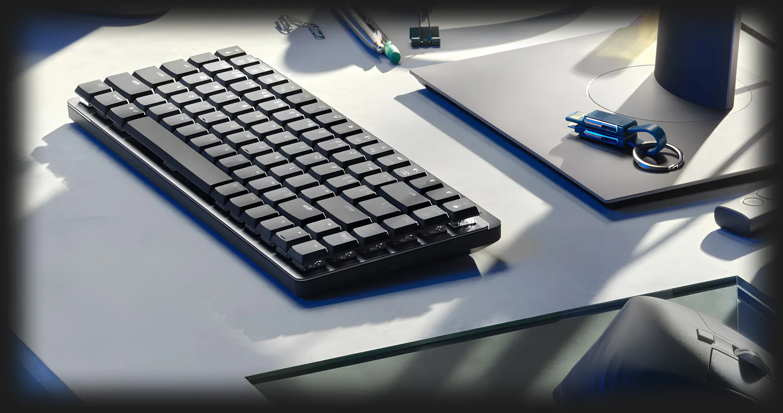 Клавіатура бездротова Logitech MX Mechanical Mini Minimalist (Graphite) (UA)