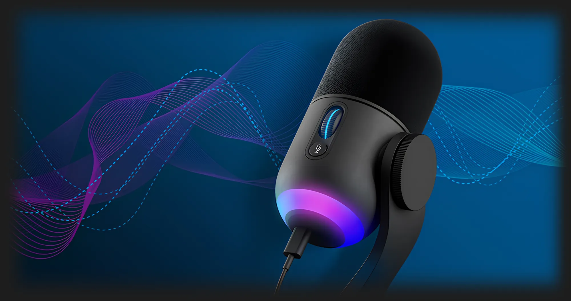 Микрофон Logitech Yeti GX Dynamic RGB Gaming Mic with Lightsync (Black) (UA)