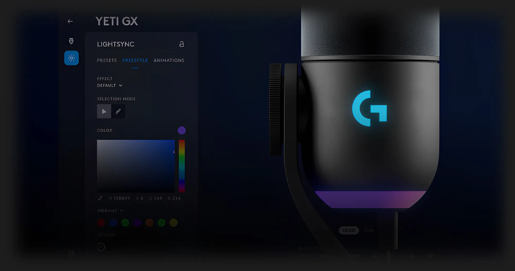 Мiкрофон Logitech Yeti GX Dynamic RGB Gaming Mic with Lightsync (Black) (UA)