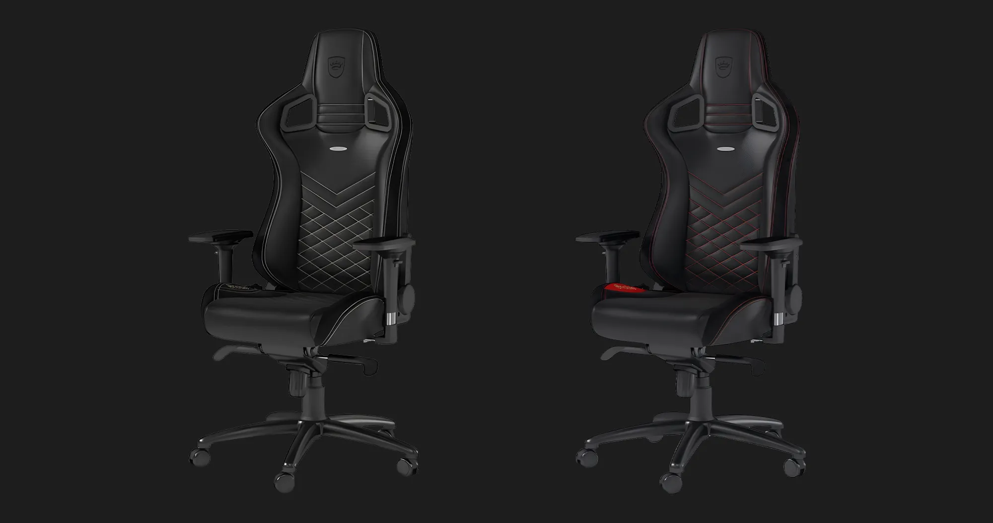 Кресло для геймеров Noblechairs EPIC (Black/Gold) (UA)
