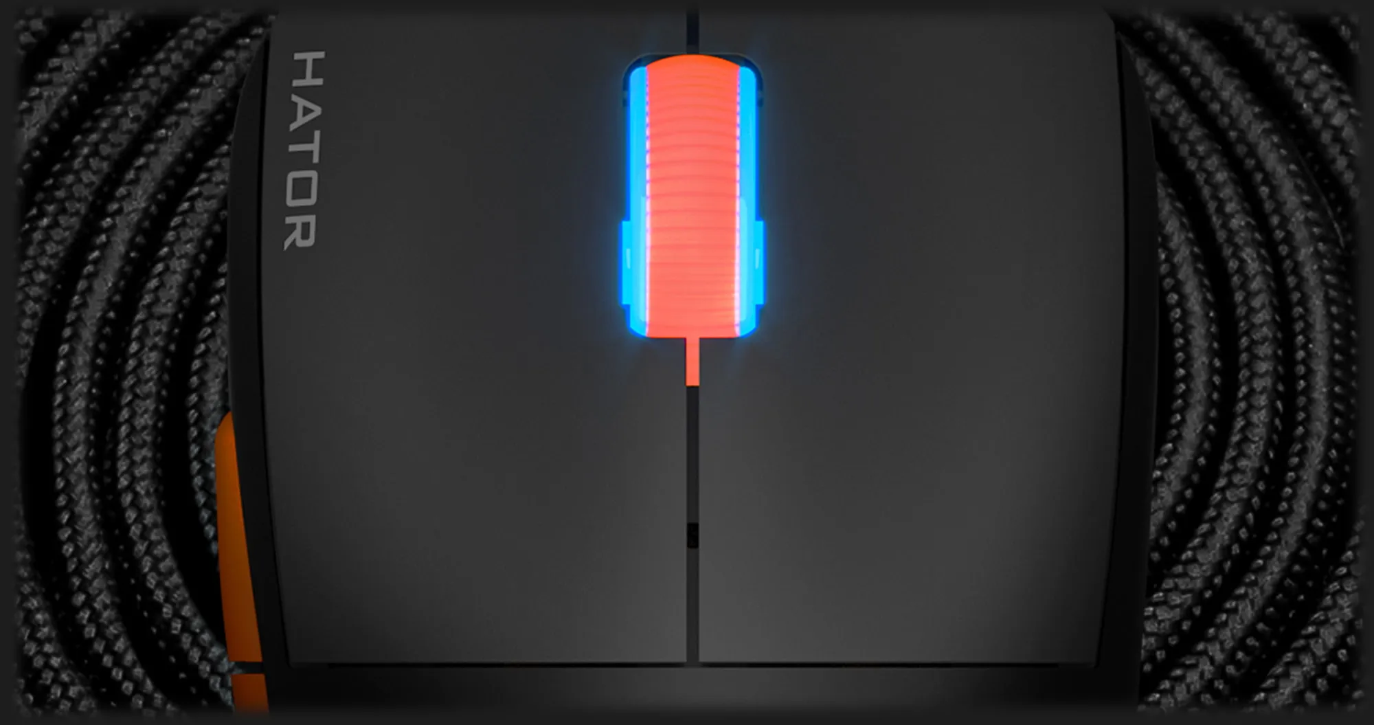 Игровая мышь HATOR Quasar 2 PRO wireless (HTM560BO) (Black/Orange) (UA)