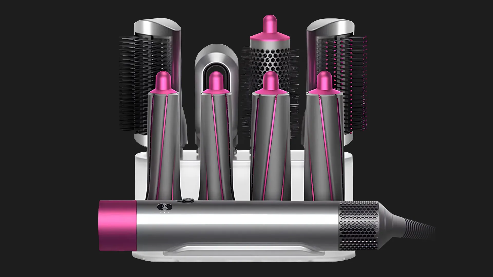 Подставка для стайлера Dyson Display Stand (White/Fuchsia)