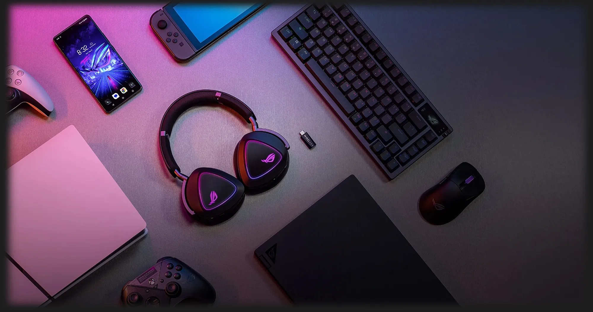 Ігрова гарнітура ASUS ROG Delta II (Black) (UA)