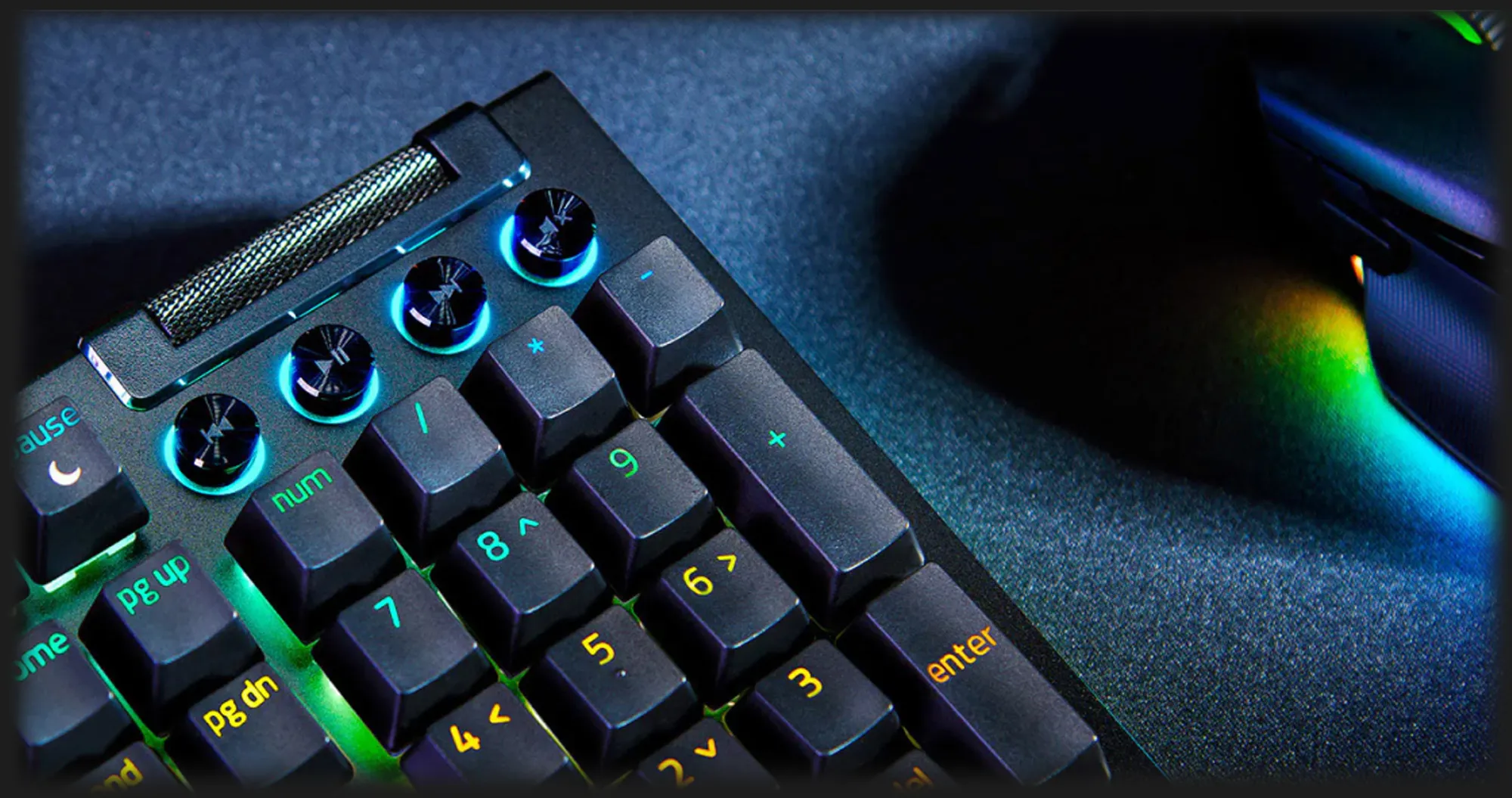 Клавіатура ігрова RAZER BlackWidow V4, Green Switch, UKR (Black) (RZ03-04690100-R3M1) (UA)