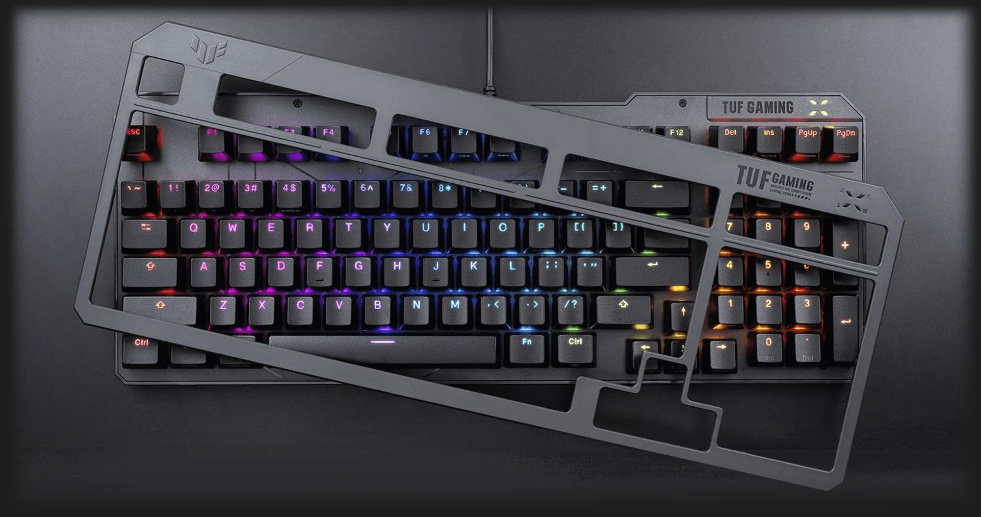 Клавіатура ігрова ASUS TUF Gaming K3 Gen II, EN/UK (Black) (UA)