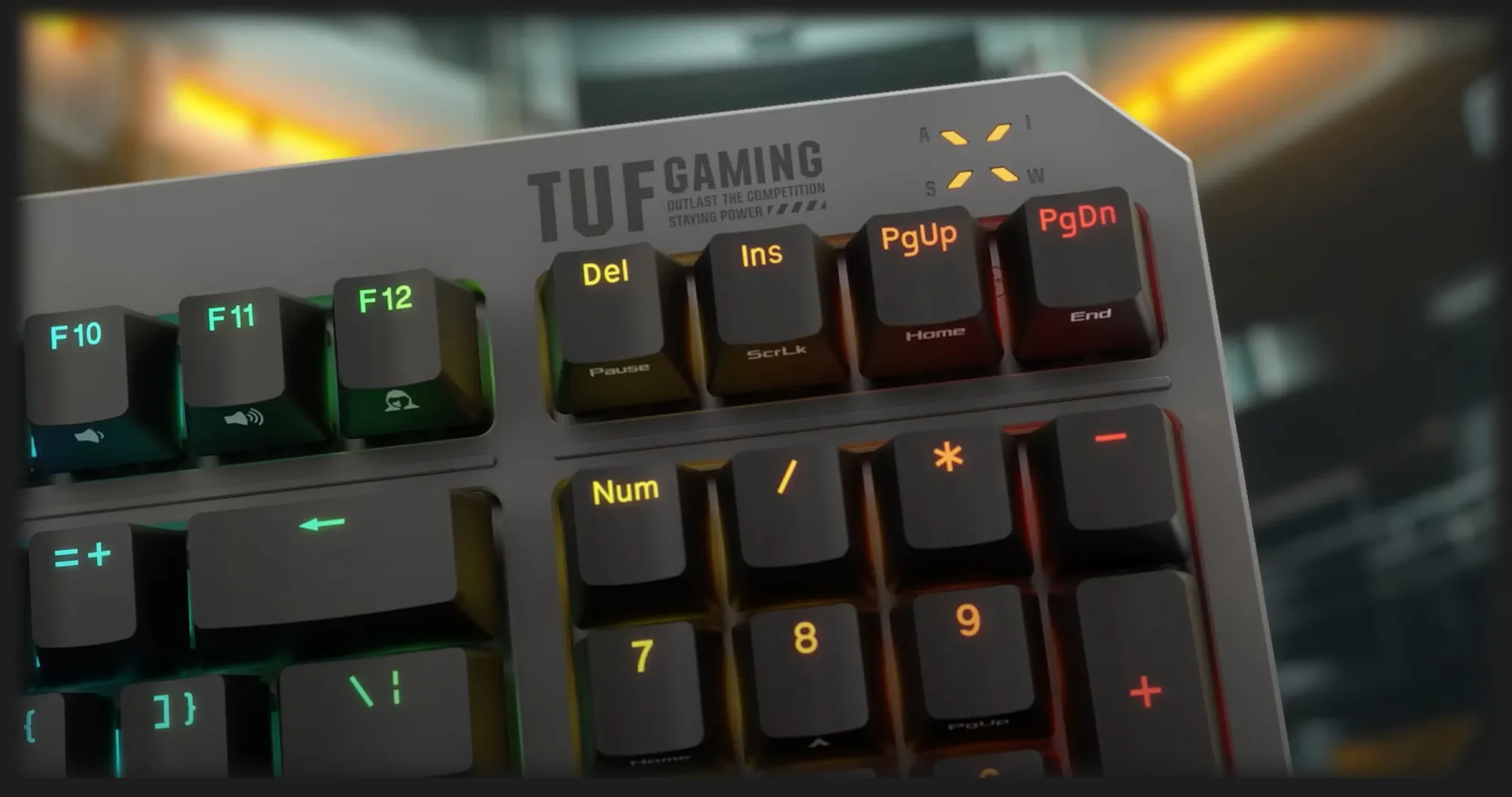 Клавіатура ігрова ASUS TUF Gaming K3 Gen II, EN/UK (Black) (UA)