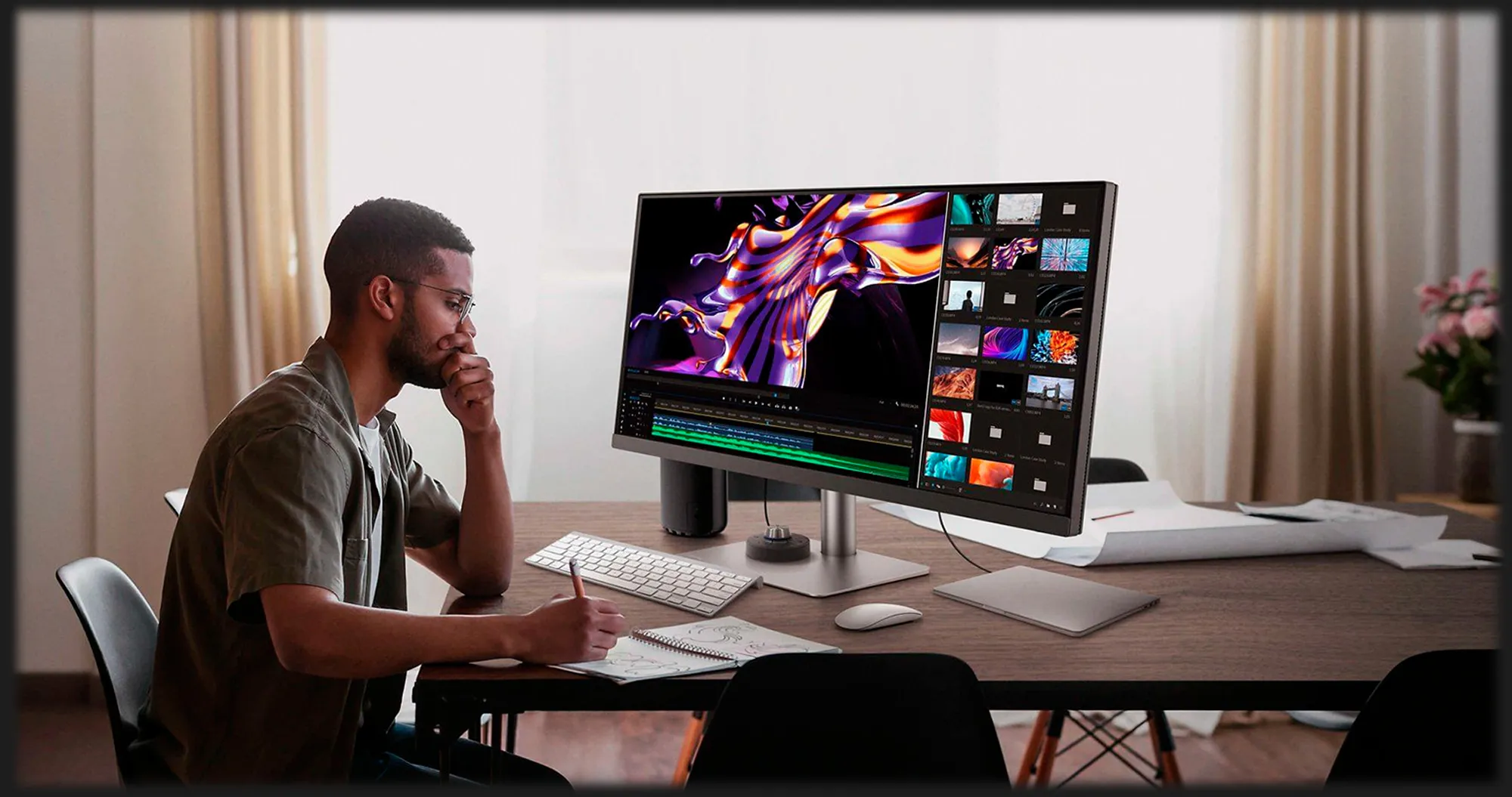 Монитор BenQ 34" PD3420Q (9H.LJHLB.QPE)