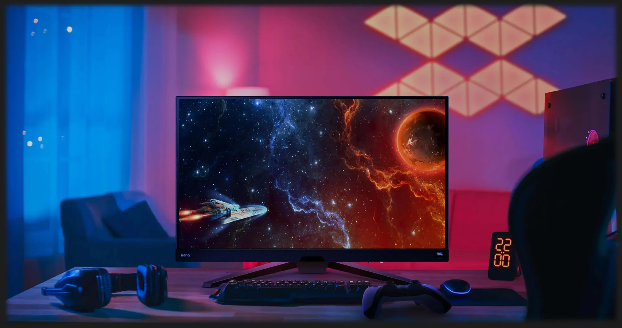 Монитор BenQ 32" EX3210U IPS 144Hz 9H.LKHLB.QBE (UA)