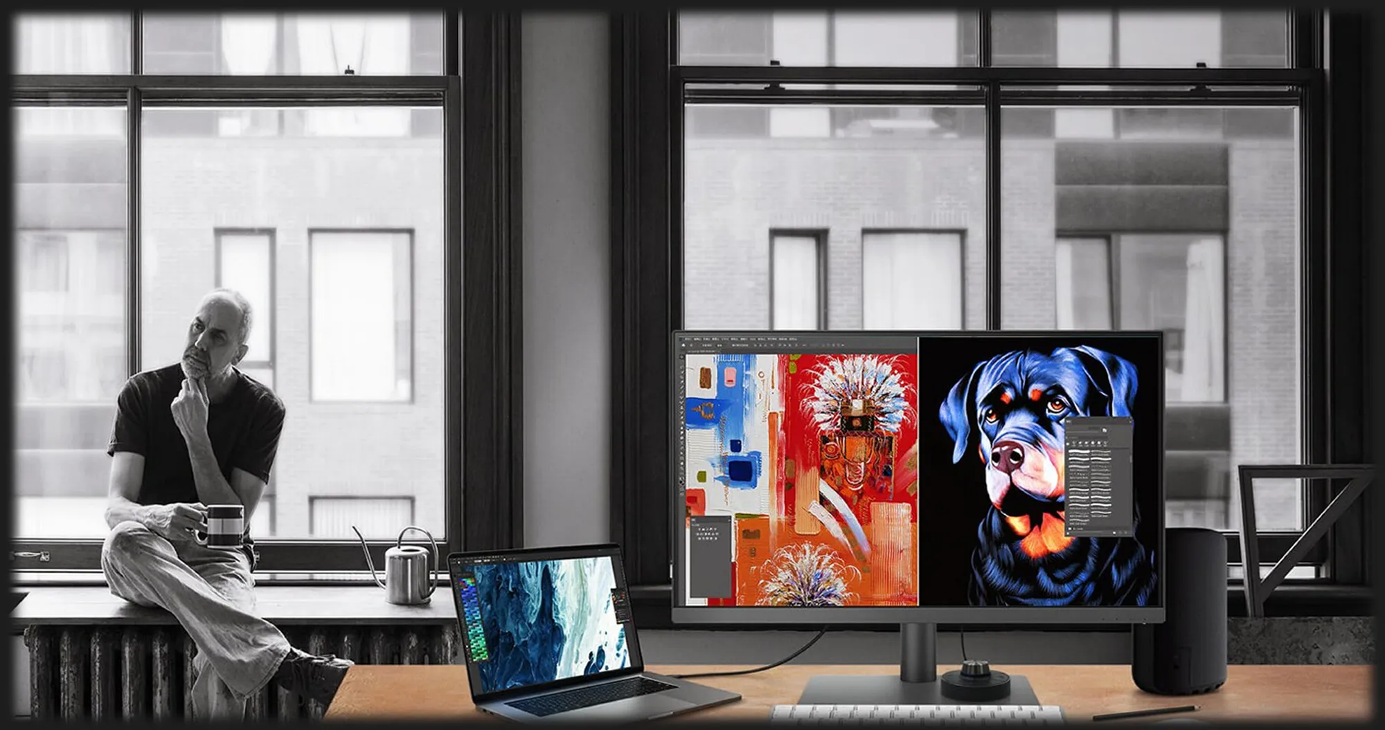 Монітор BenQ 27" PD2705UA (9H.LKDLA.TPE)