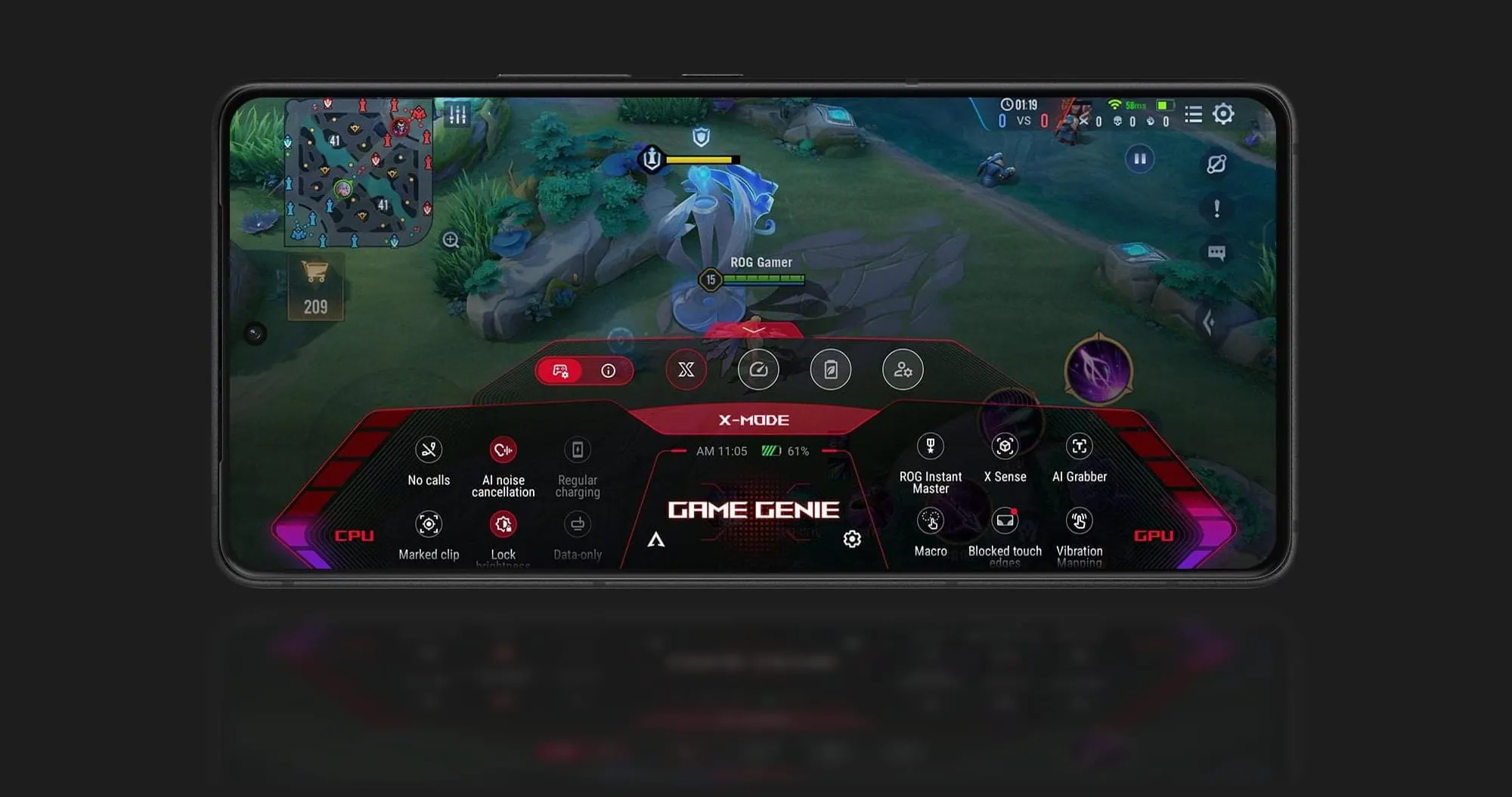 ASUS ROG Phone 9 Pro 24/1TB + AeroActive Cooler X Pro (Phantom Black) (Global)