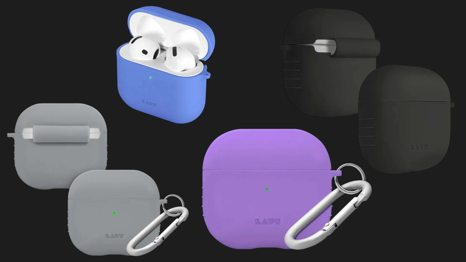 Чохол LAUT POD для AirPods 4 (Blue)