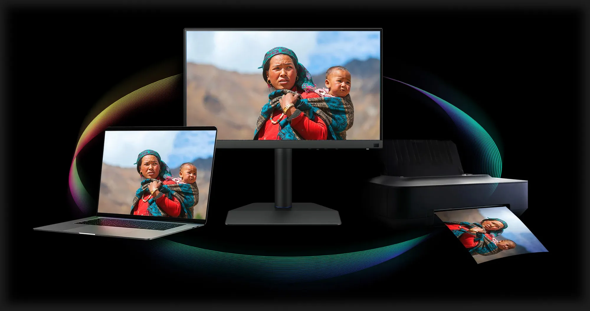 Монитор BenQ 27" SW272U (9H.LLFLB.QBE)