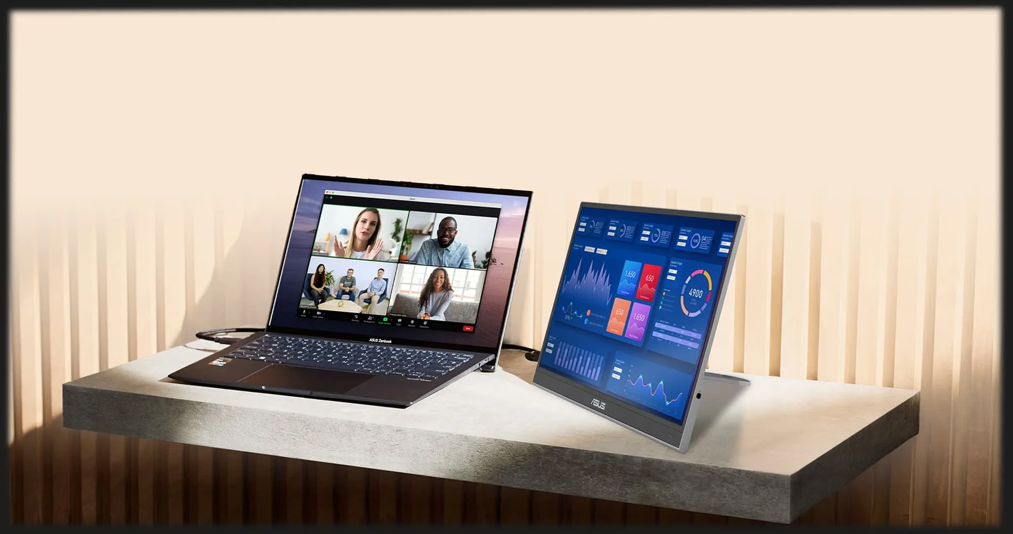 Монітор ASUS 15.6" ZenScreen MQ16AHE OLED 60Hz 90LM07SV-B02170 (UA)