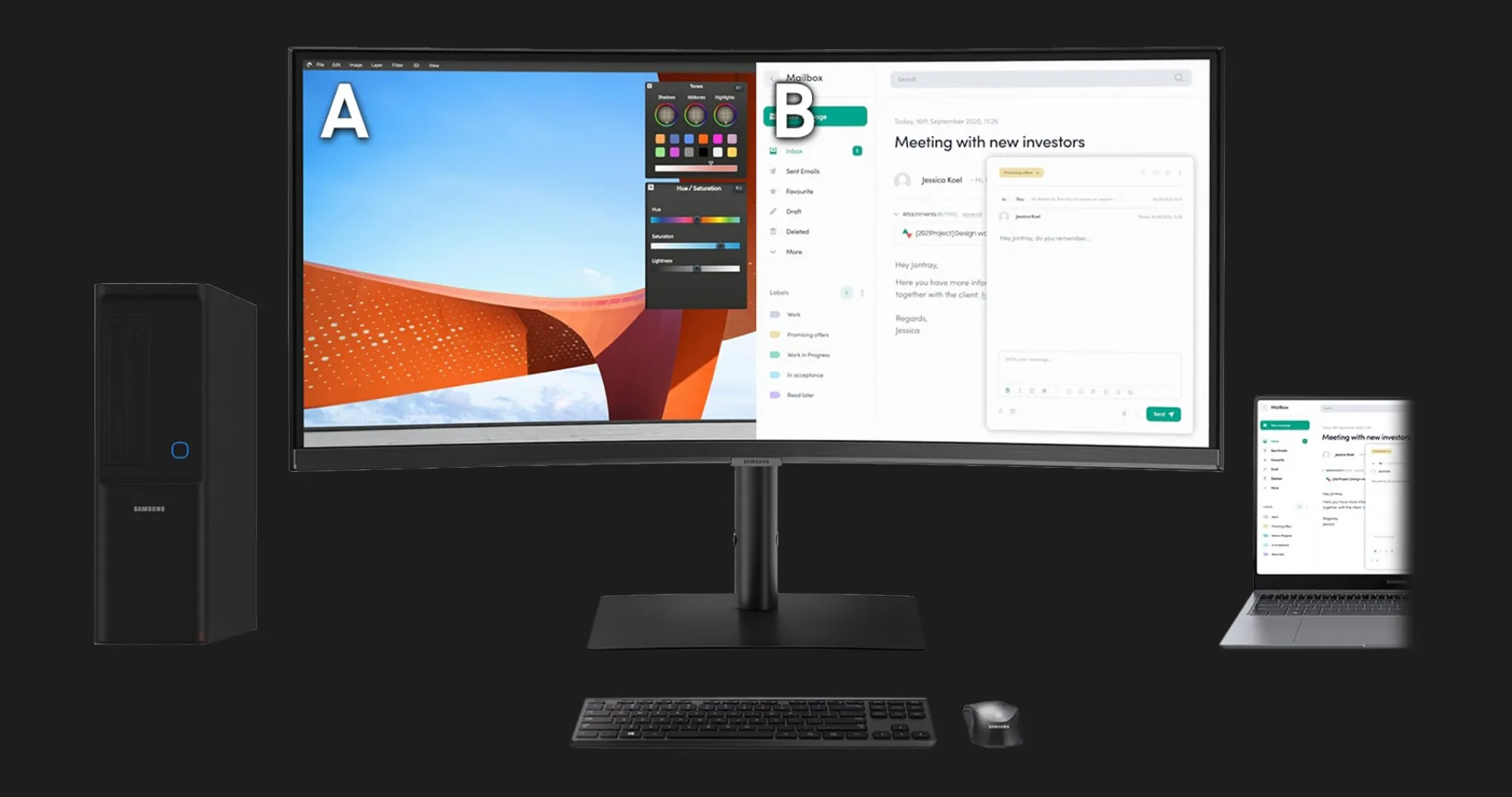 Монітор Samsung 27" ViewFinity S7 LS27D700EAIXCI