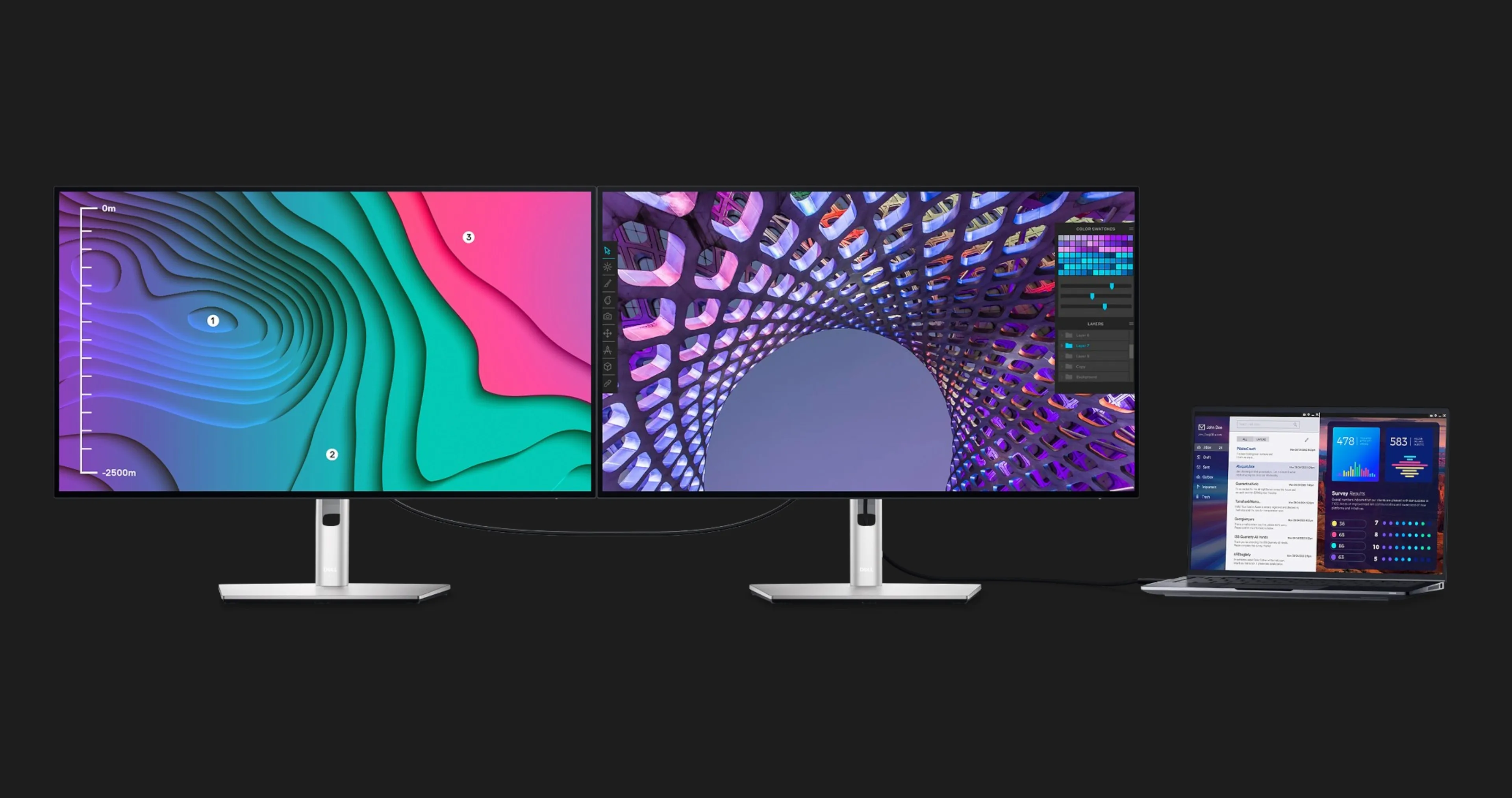 Монітор 27" Dell U2723QE (Уцінка)