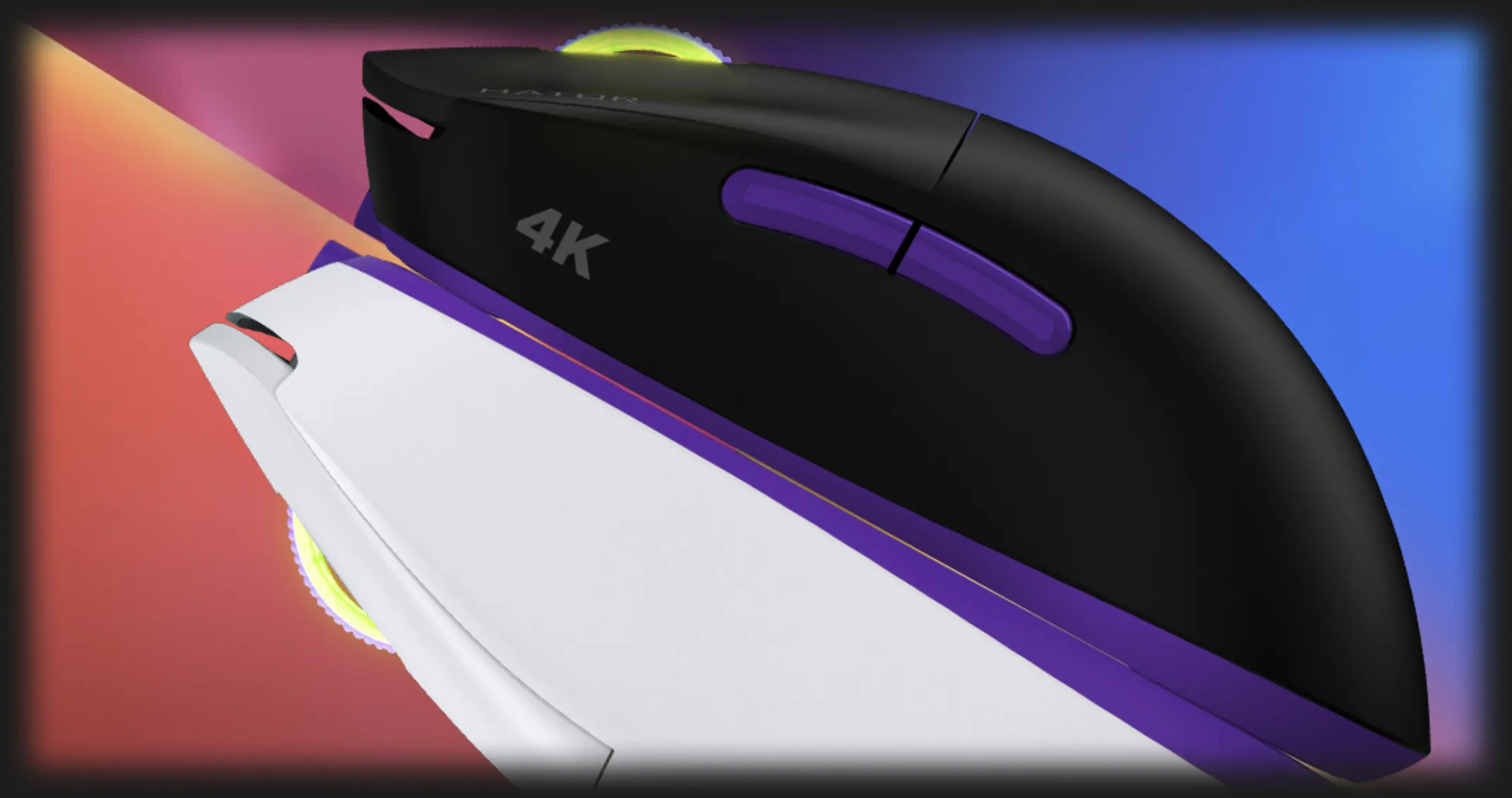 Игровая мышь HATOR Quasar 2 ULTRA 4K Wireless (Black/Pink) (HTM570BP) (UA)