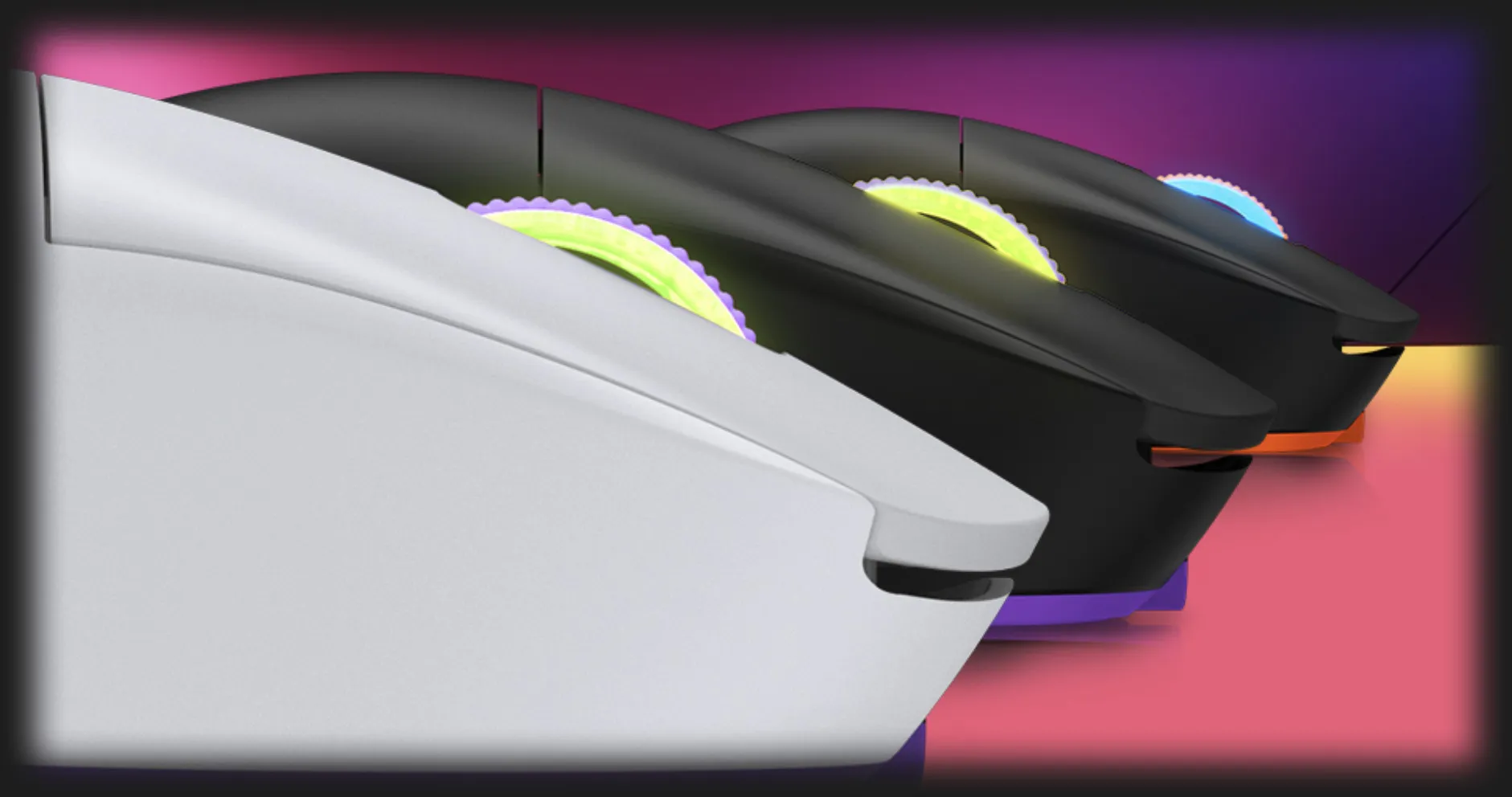 Игровая мышь HATOR Quasar 2 ULTRA 4K Wireless (Black/Pink) (HTM570BP) (UA)