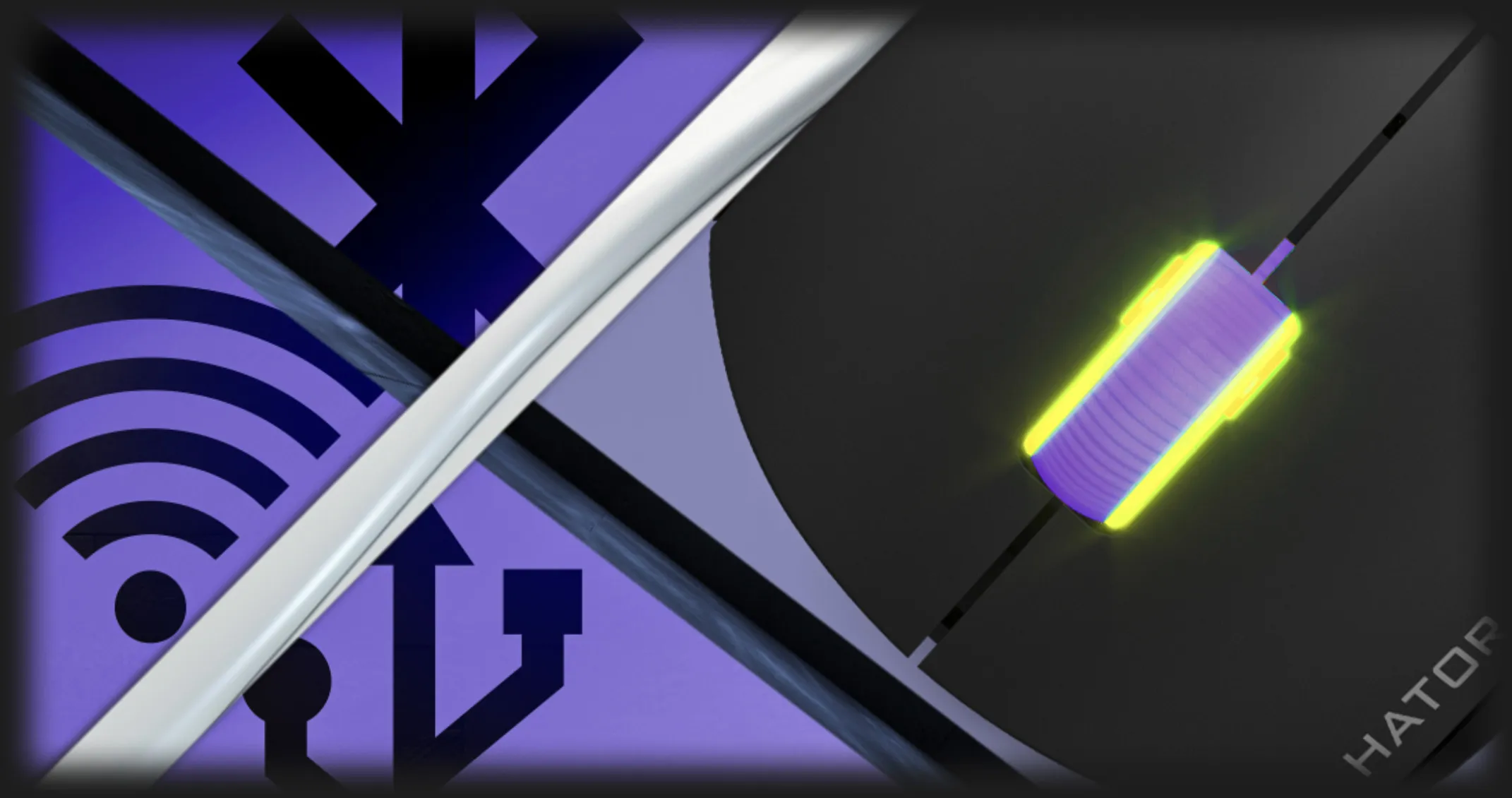 Игровая мышь HATOR Quasar 2 ULTRA 4K Wireless (Black/Pink) (HTM570BP) (UA)