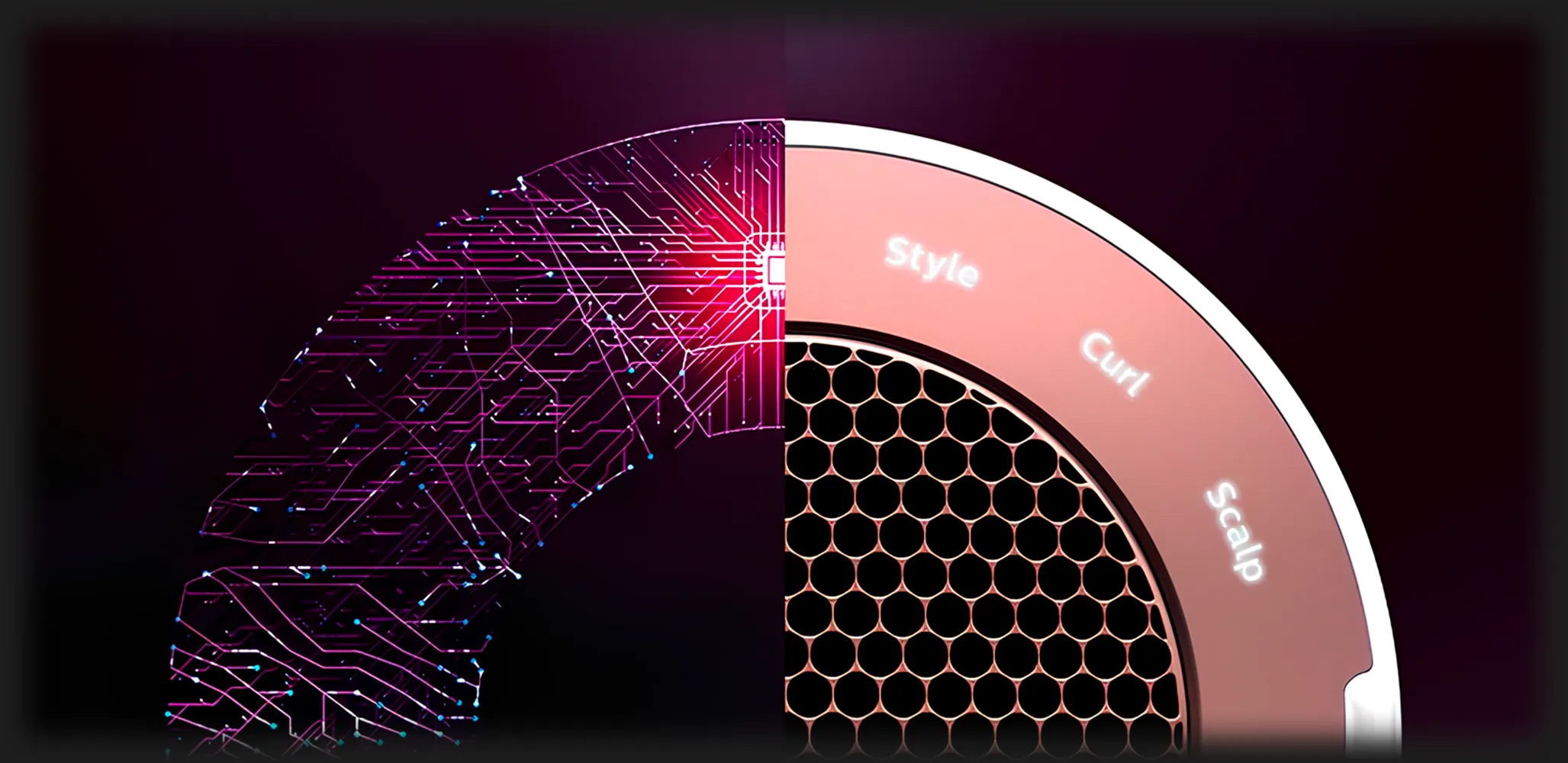 Фен Philips SenseIQ Series 9000 (Gold)