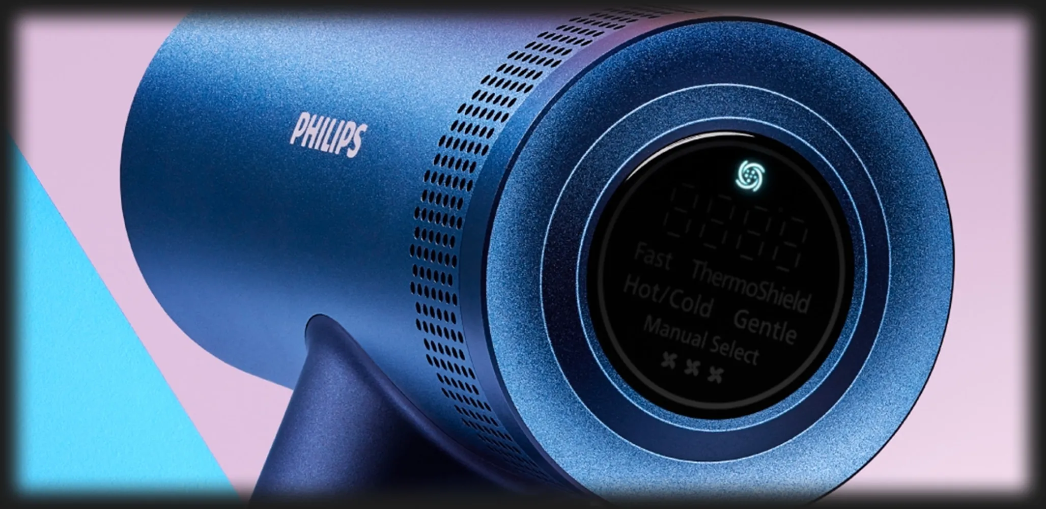 Фен Philips ThermoShield Advanced Series 8000 (Adriatic Blue)