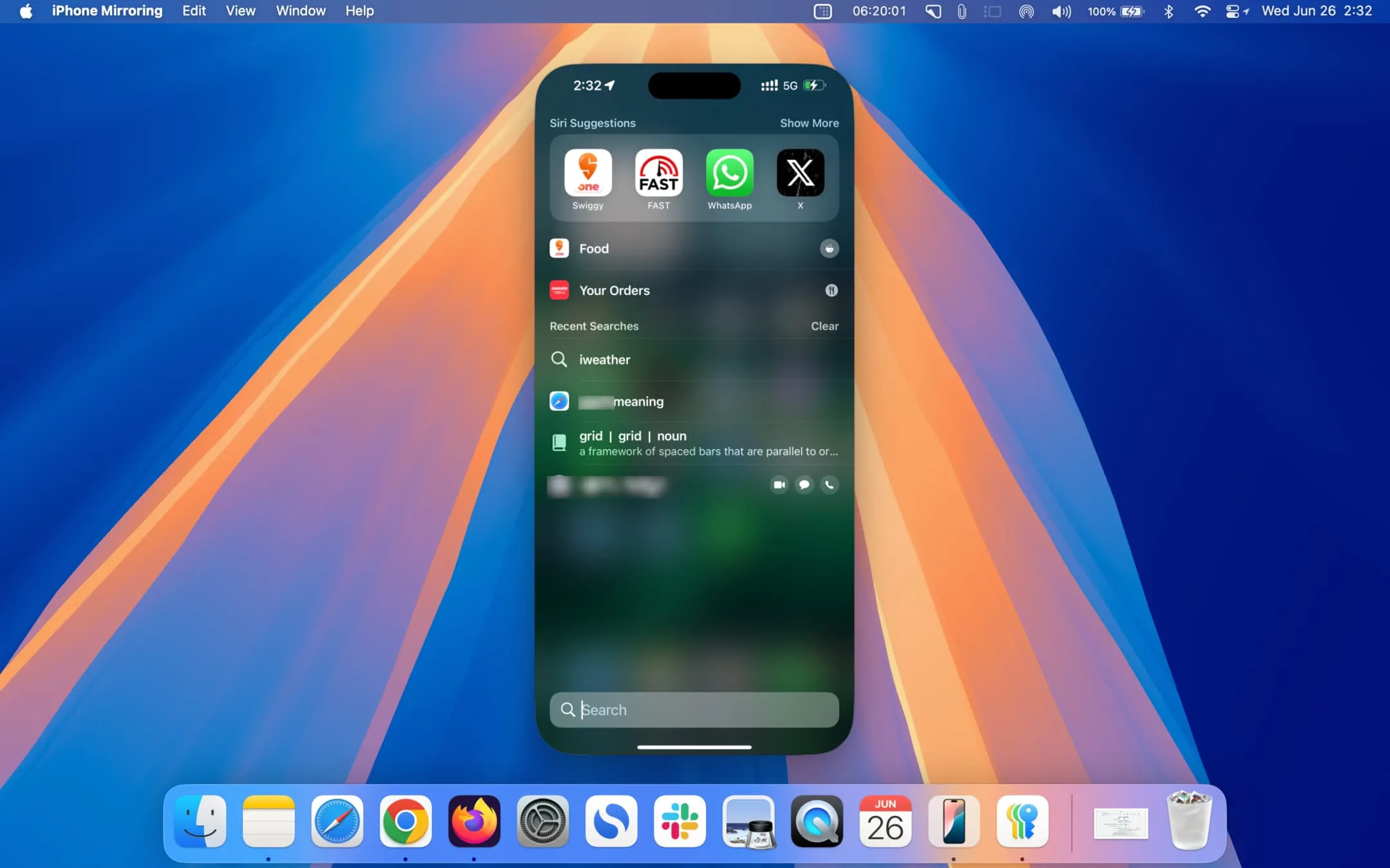 iPhone Mirroring