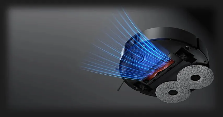 Робот-пилосос Xiaomi Robot Vacuum X20 Max (Black) (UА)