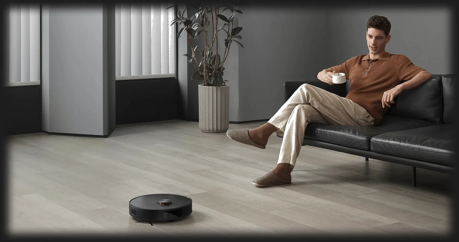 Робот-пилосос Xiaomi Robot Vacuum X20 Max (Black) (UА)